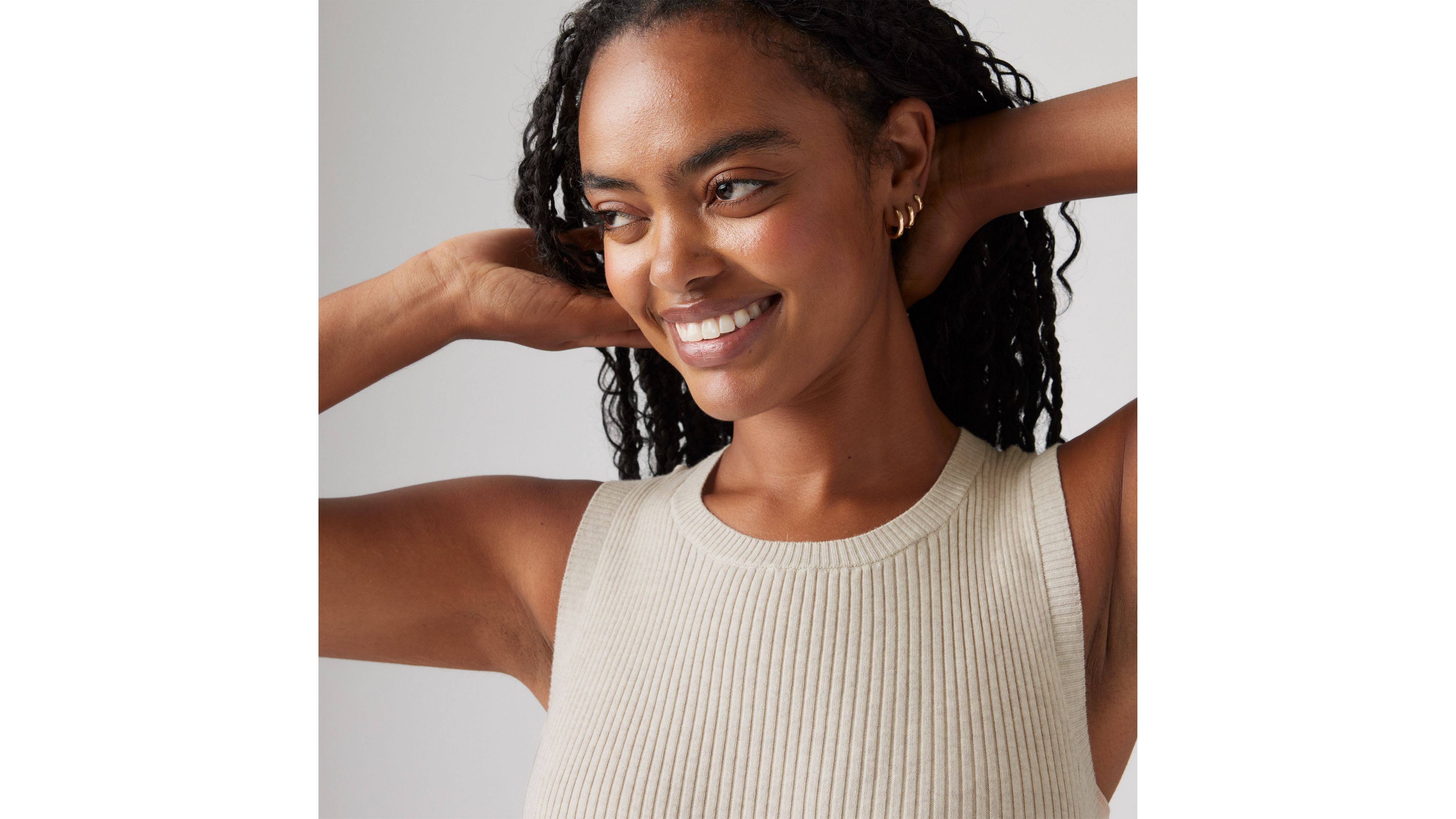 Shop Levi's Ocean Tank Top In Oatmeal Heather