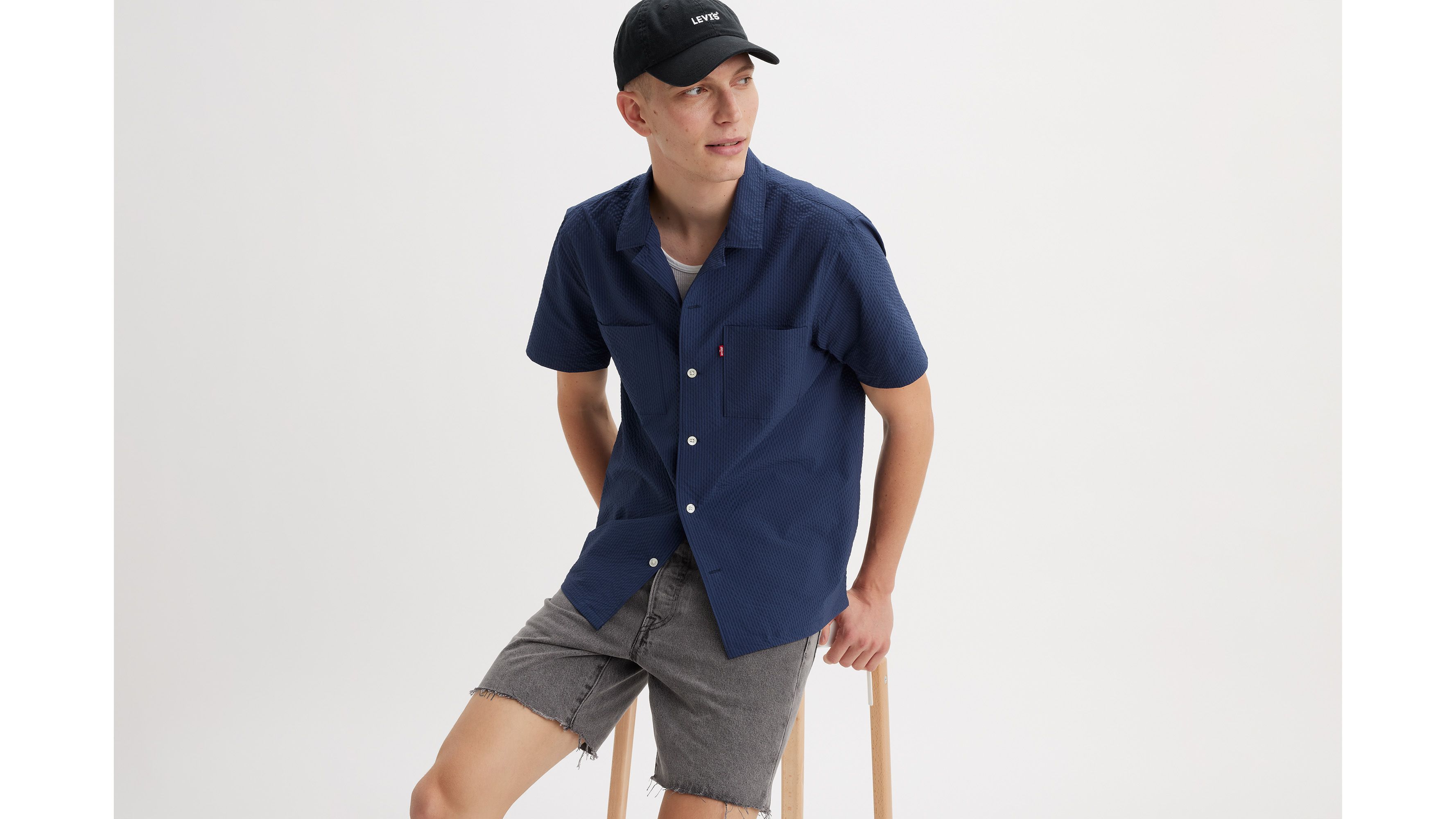 Standard Camp Shirt Blue Levi's® GB