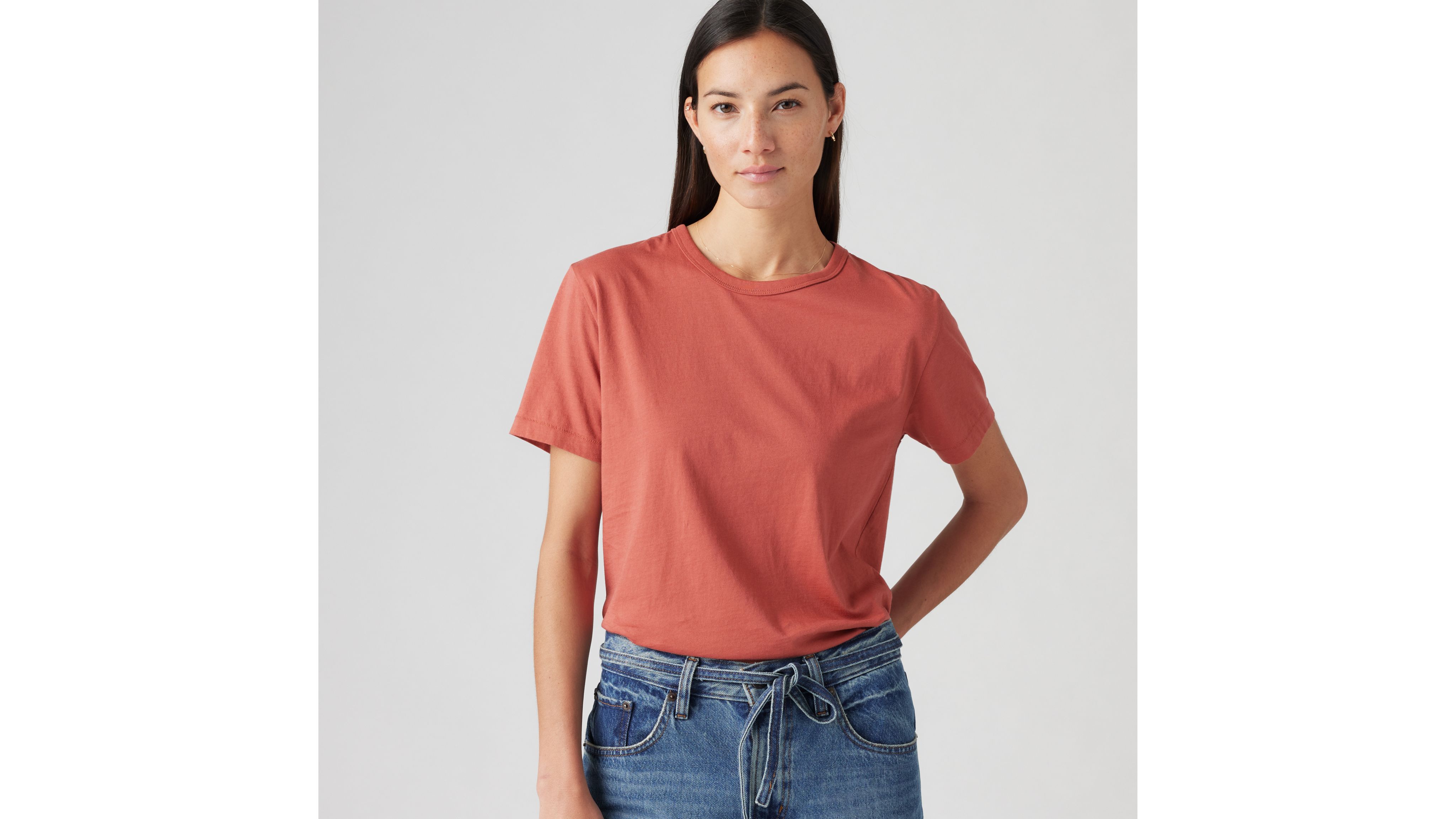 (取寄) メイドウェル レディース アリス シャツ Madewell women Alice Shirt Cerise Madewell Women's Oversized Boxy Short Sleeve Shirt, Dark Oat