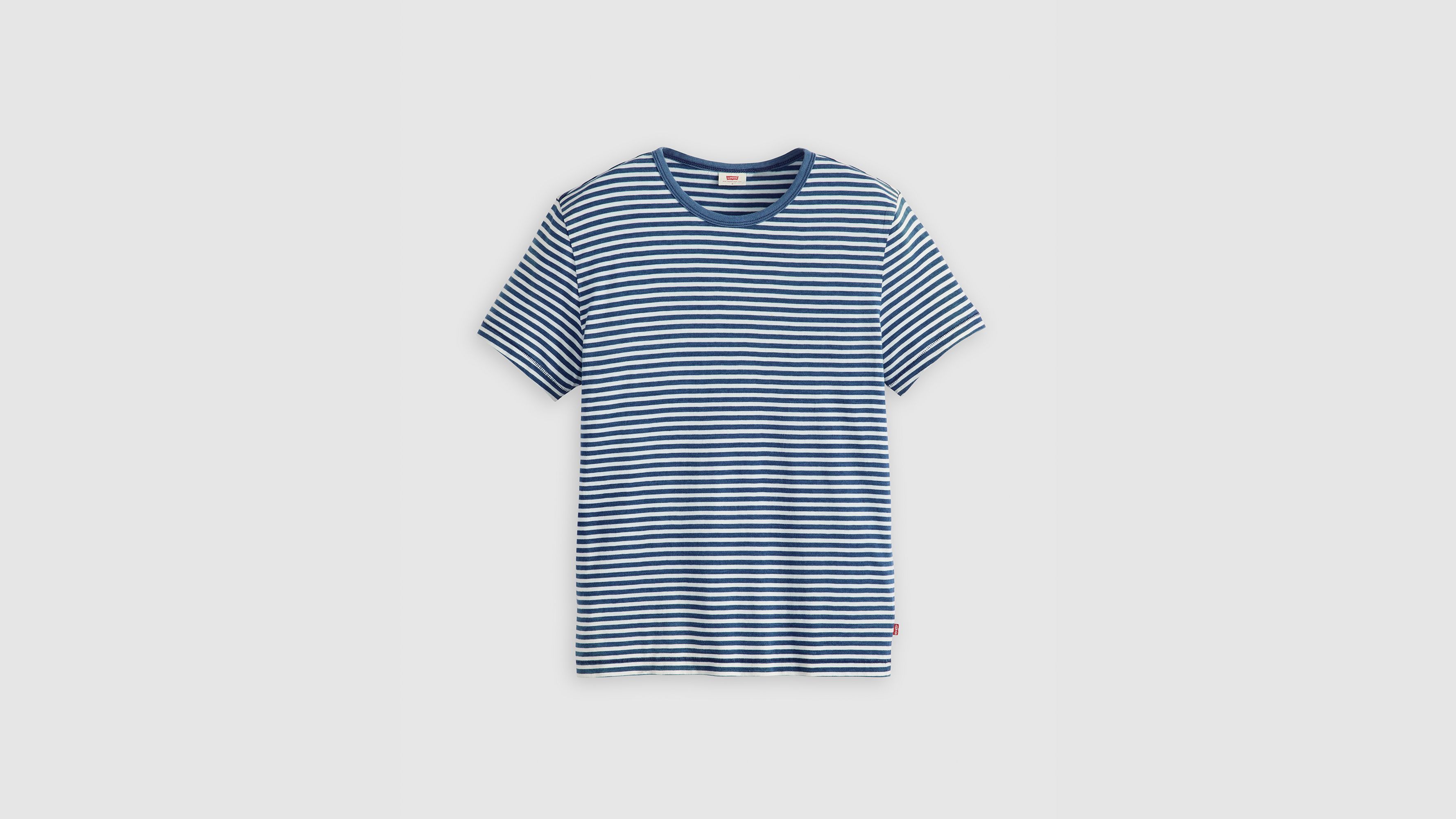 ★LOW CLASSIC★ Lc STRIPED 34 TSHIRTBABY BLUE KIDS CLASSIC NAVY CREW NECK TEE | PSYCHO BUNNY