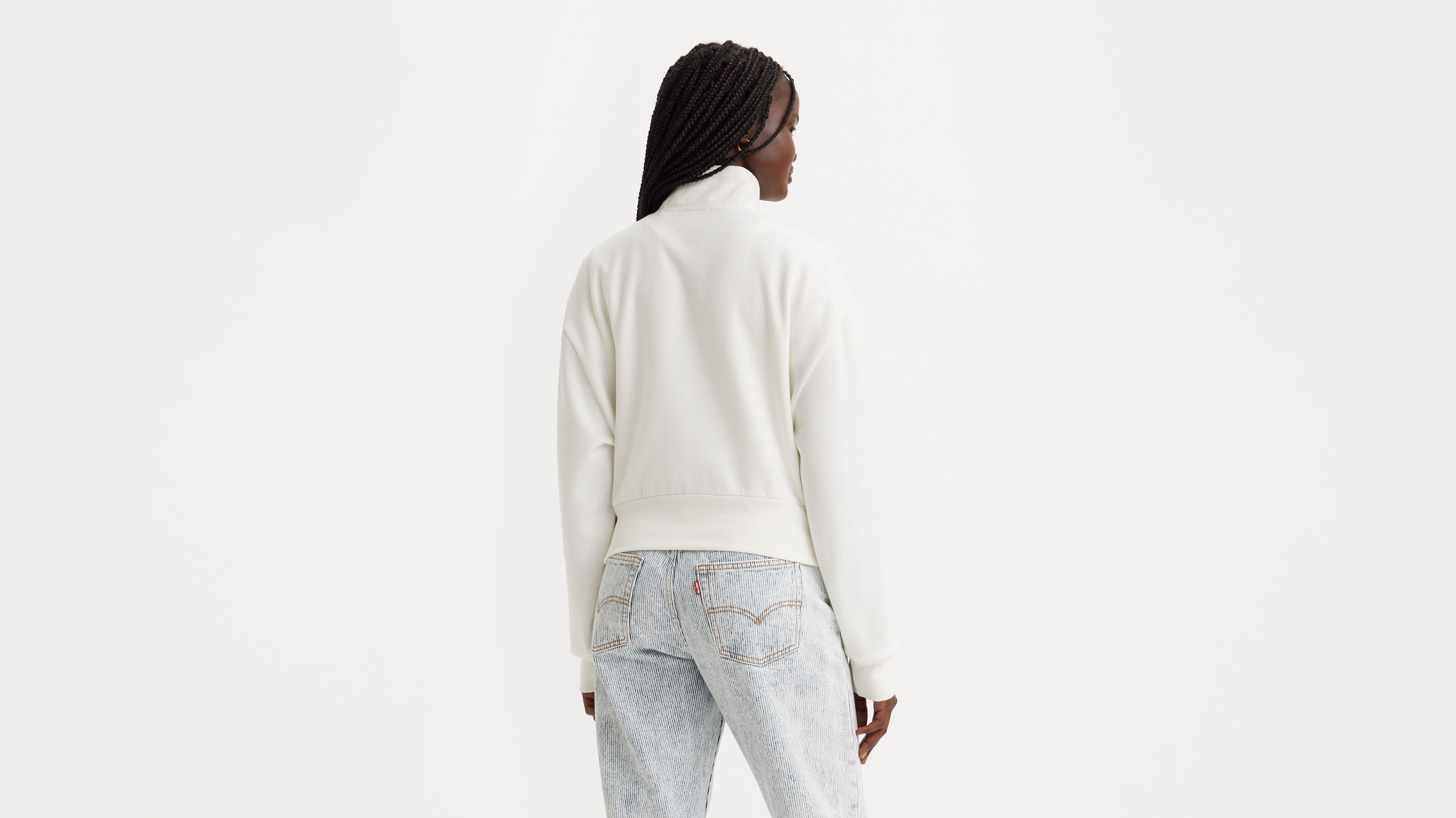 Sara Quarter Zip Top - White | Levi's® US