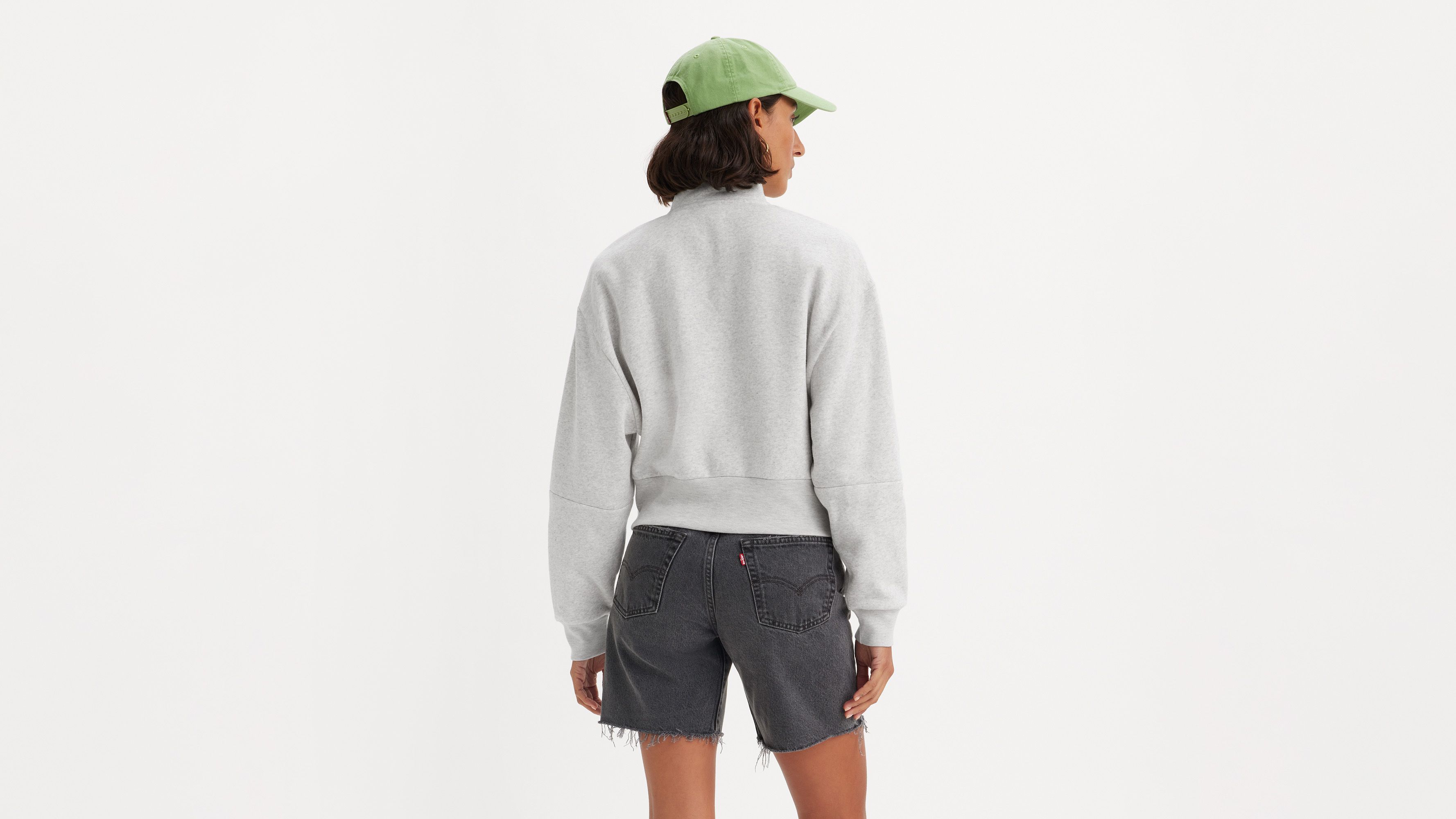 Sara Quarter Zip Top - Grey | Levi's® US