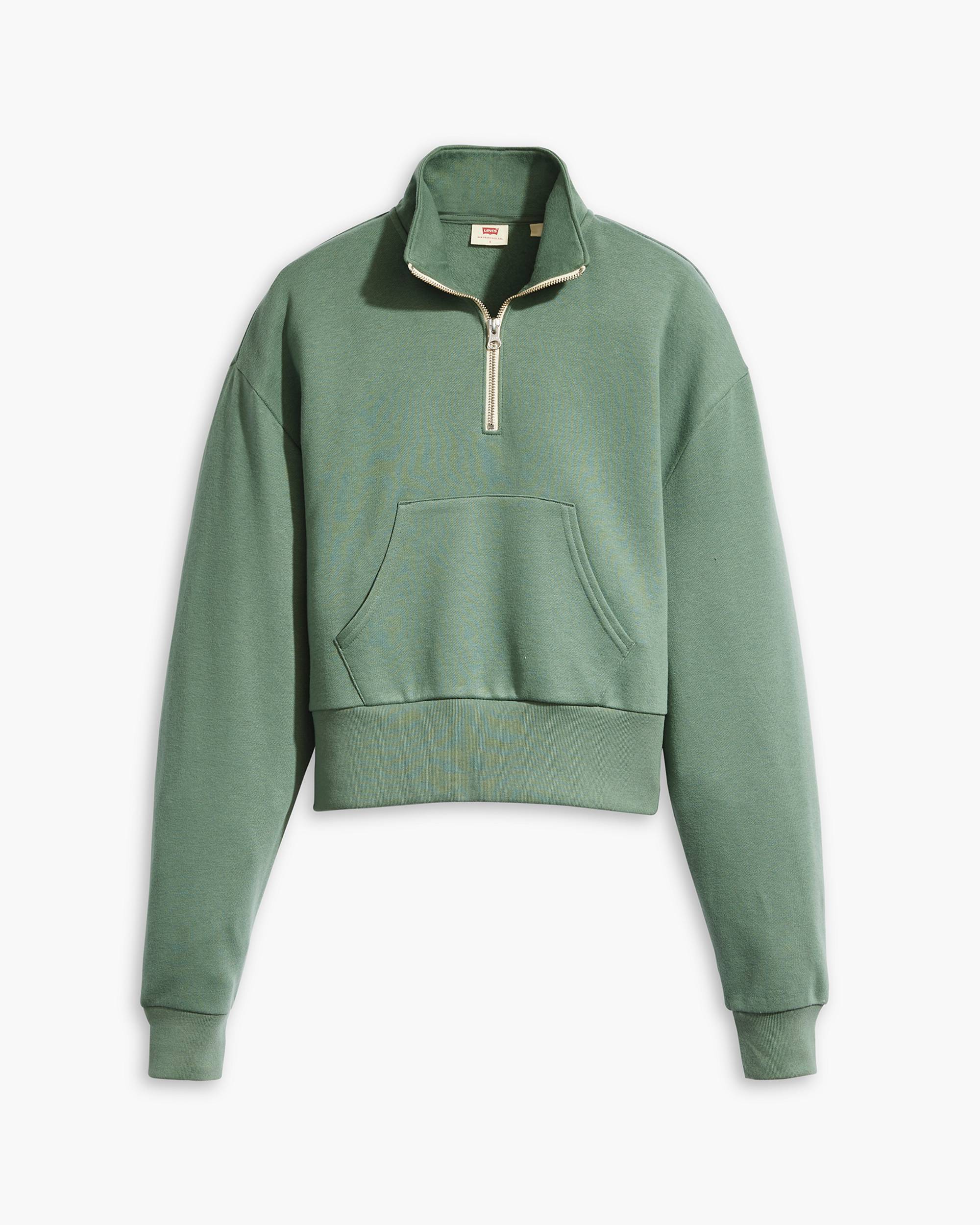 Sara Quarter Zip Top - Green | Levi's® US Sara Quarter Zip Top - Green | Levi's® US