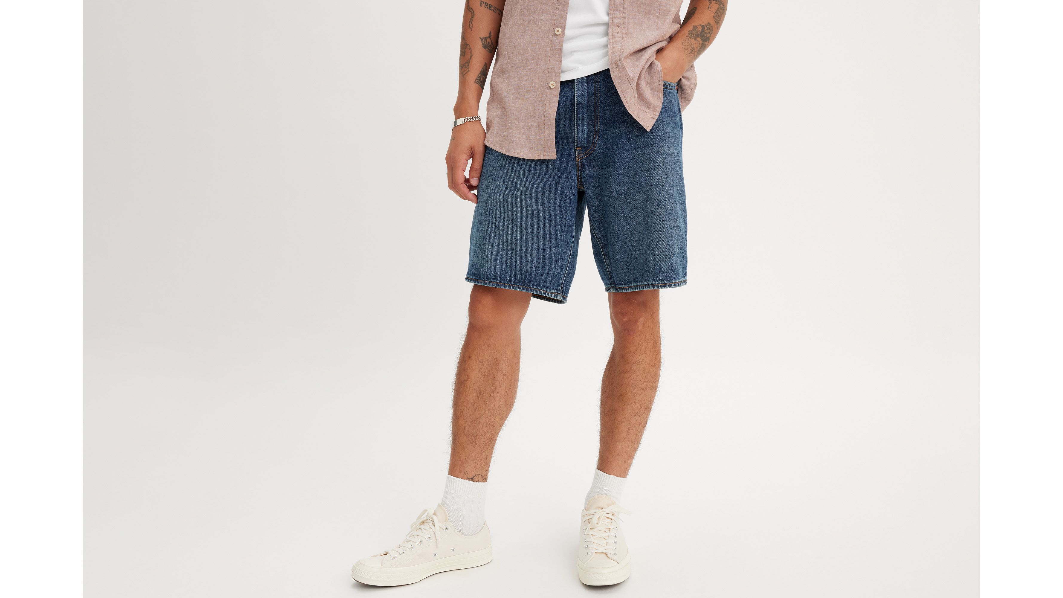 No Boundaries Men's & Big Men's 9” Relaxed Fit Carpenter Shorts