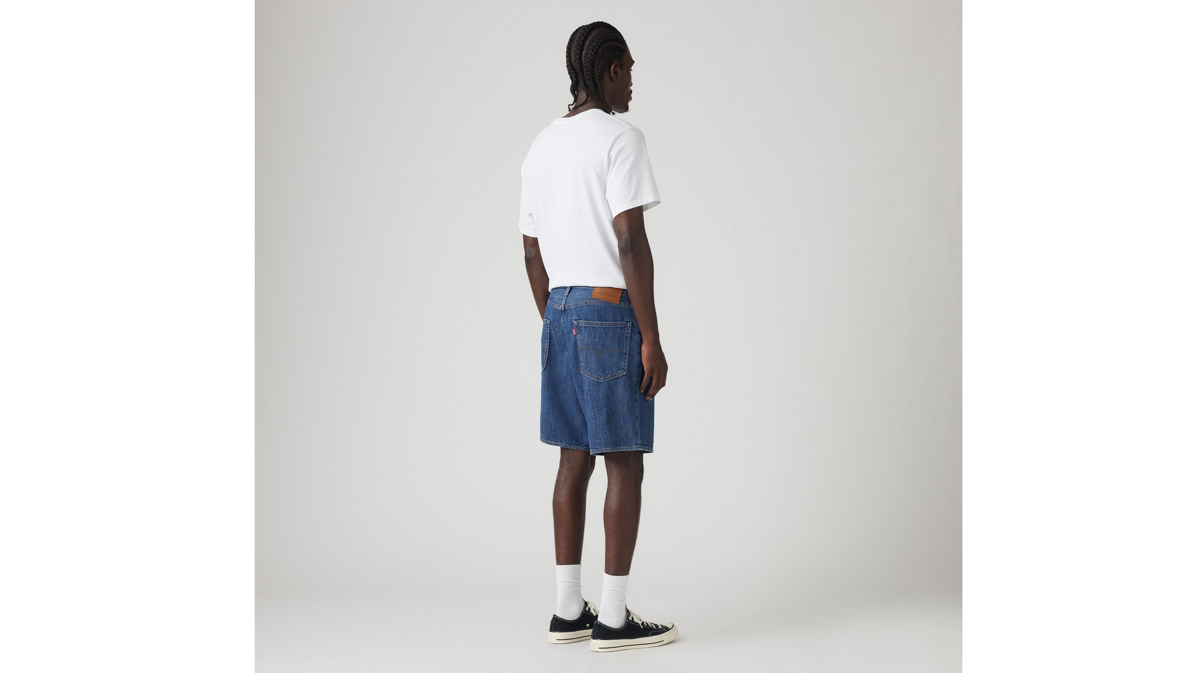 Levi's 468 Stay Loose 9" Linen+ Denim Men's Shorts 44x9 In Summer Nights