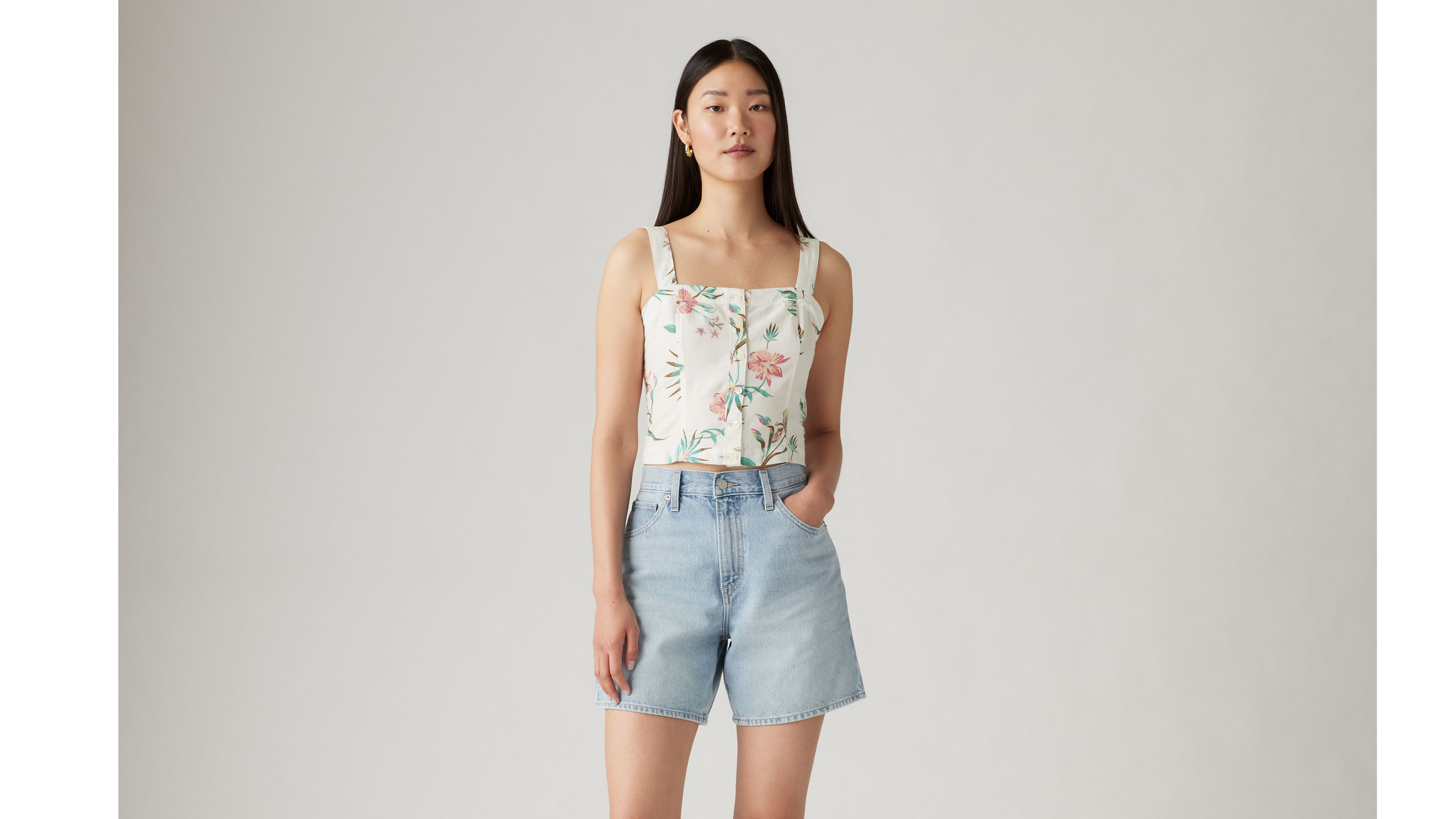 Lottie Short Sleeve Linen Top 1