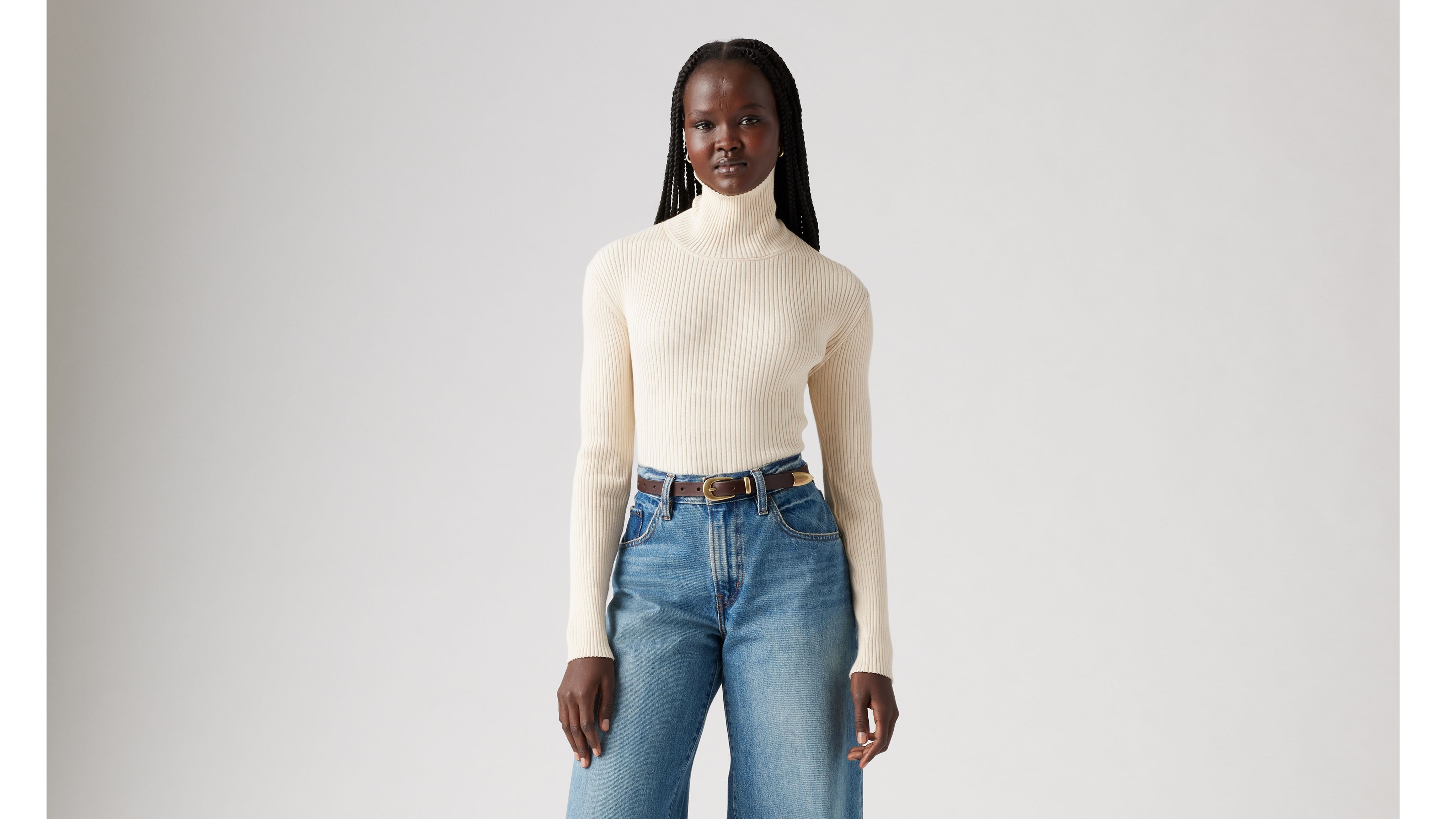 トップス TOBU Douillet Turtleneck Easy Pullover – Tibi Official