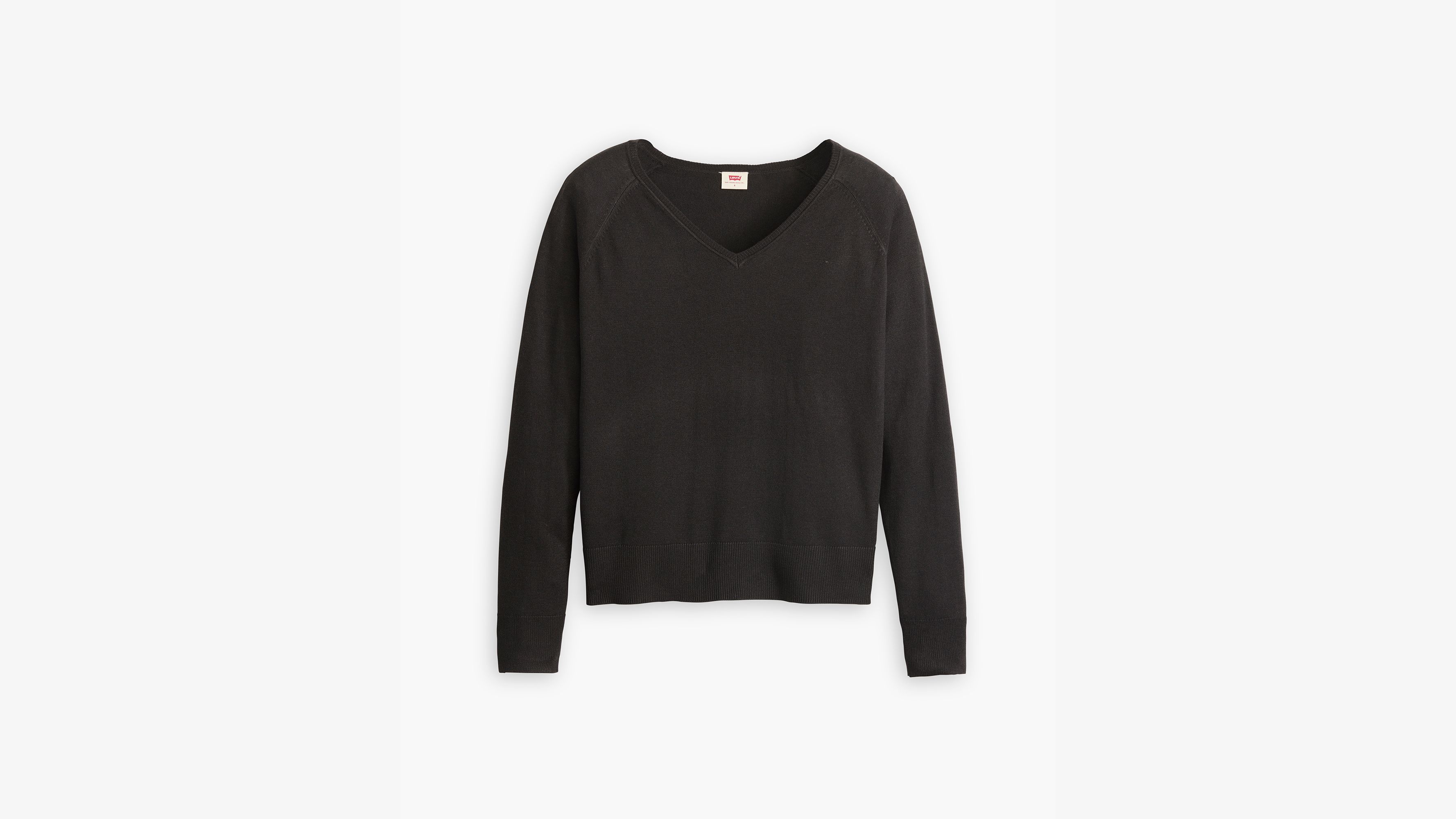 トップス punpee 5lack SWEAT SHIRT black L Petal V-neck Sweater - Black | Levi's® US