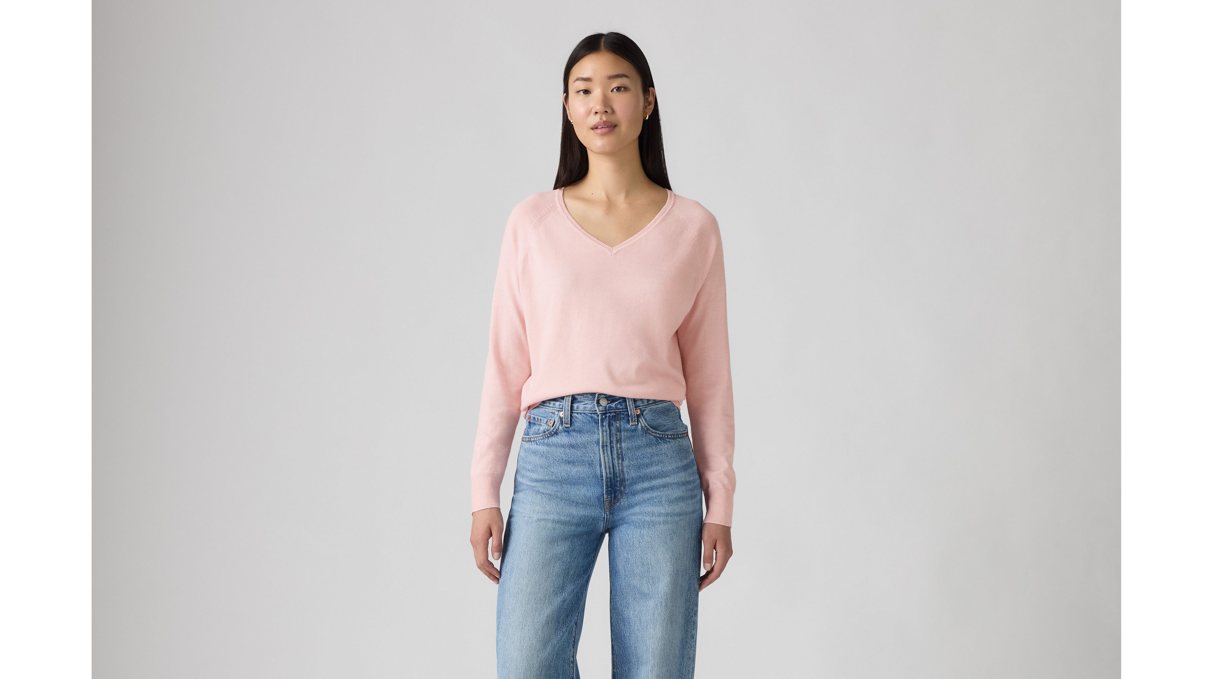 Petal V-Neck Sweater 2