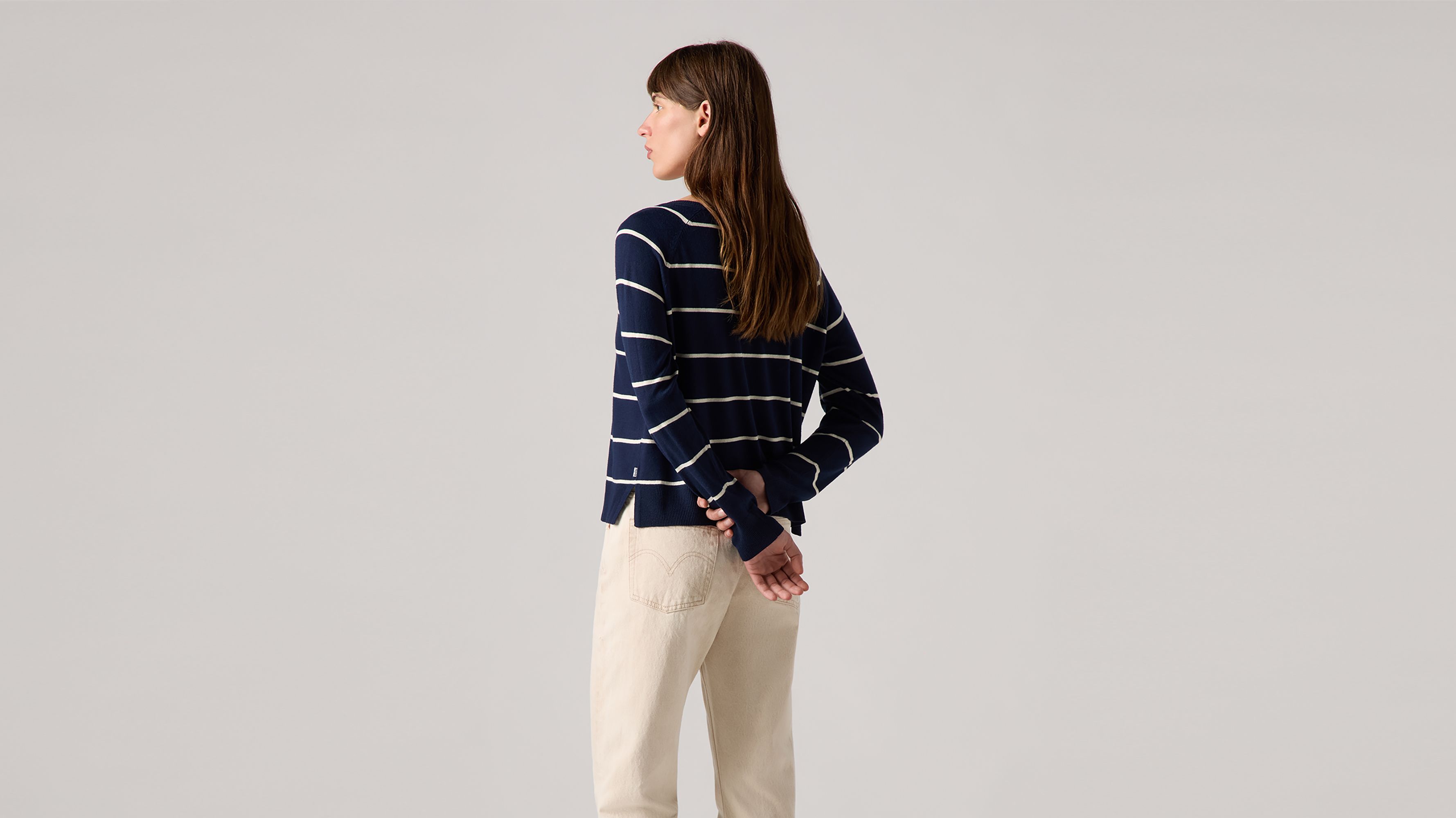 Pull-over col V Petal 3