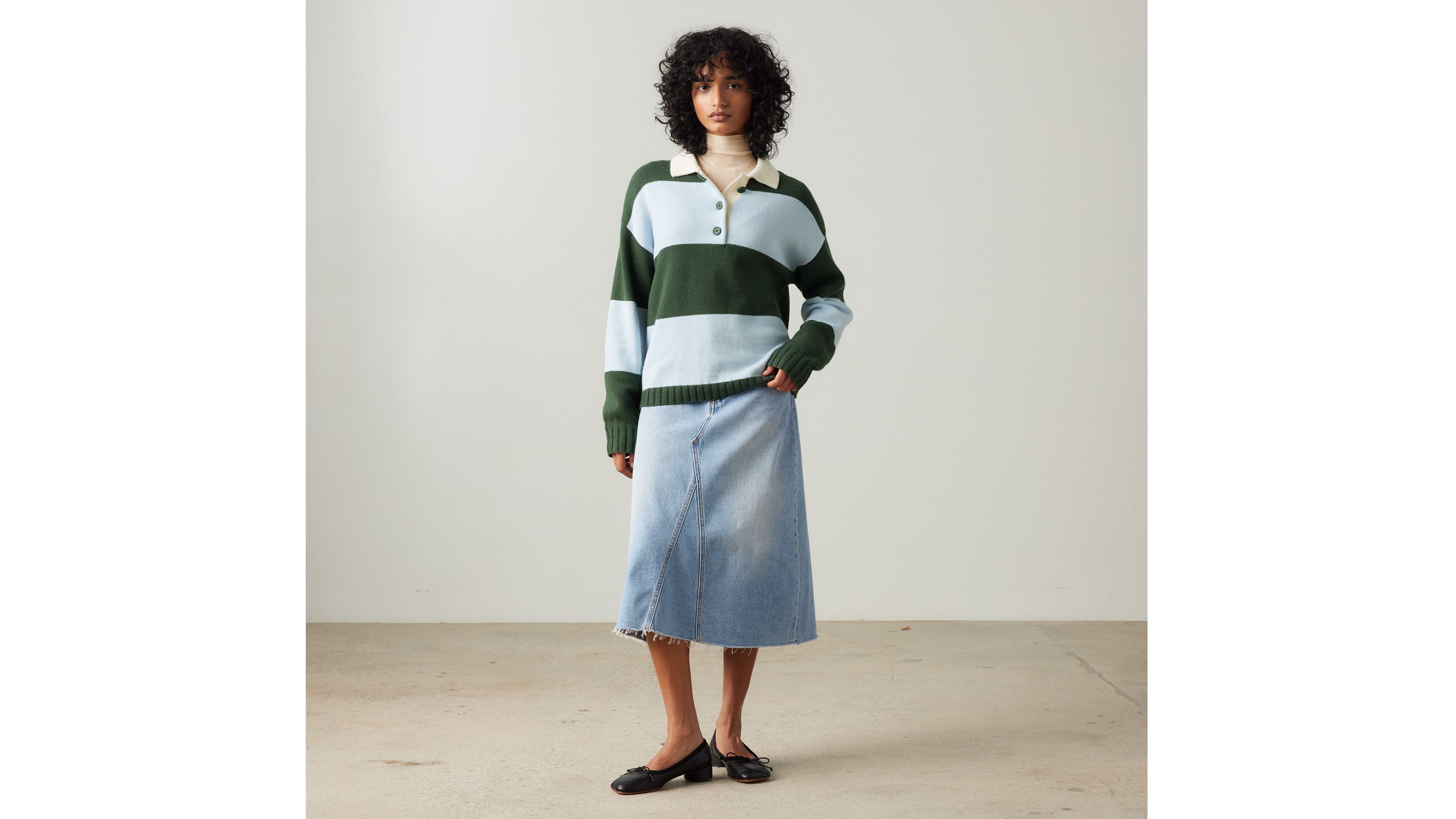 Ivy League Striped Polo 2