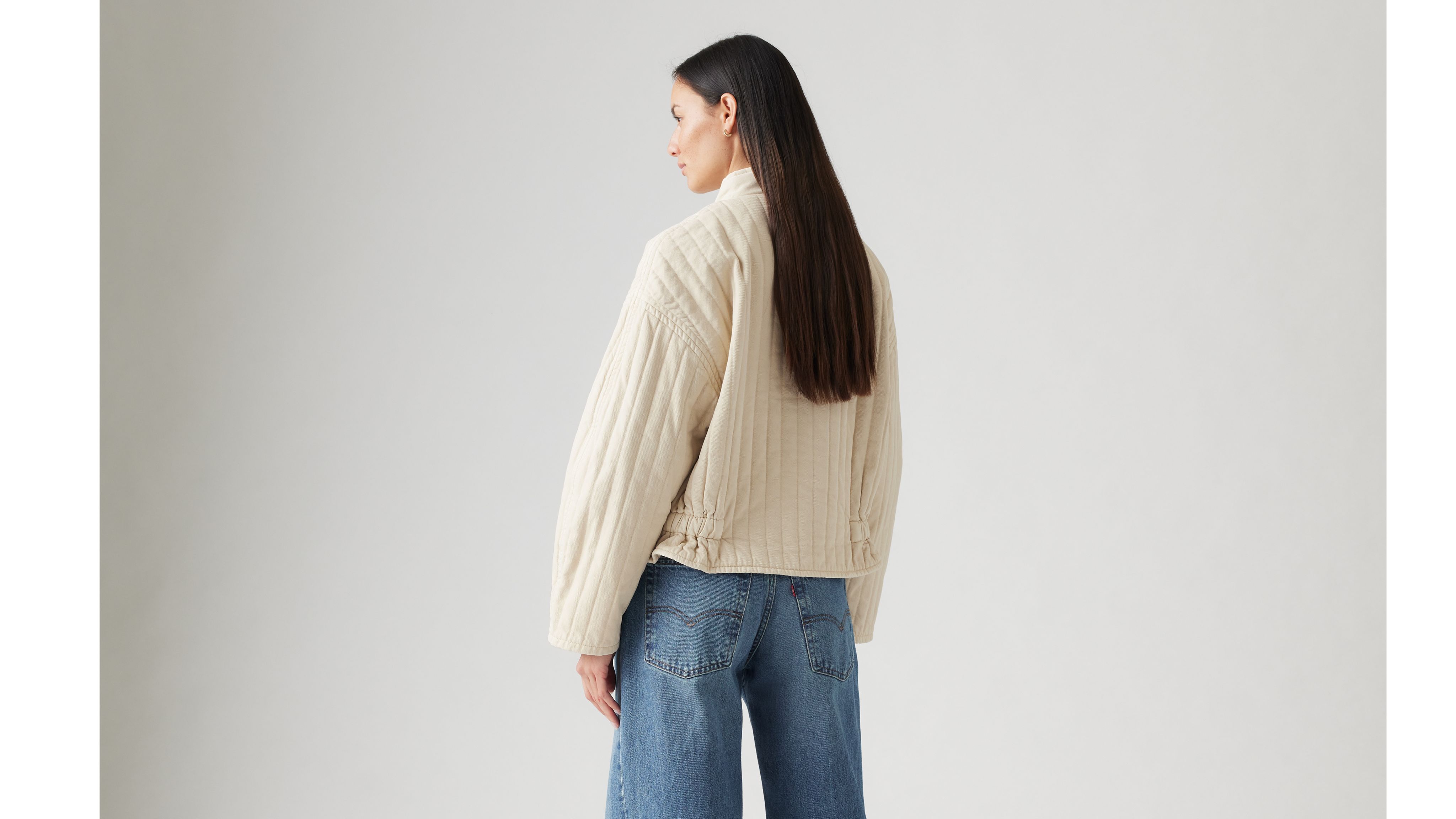 Levi's Kennedy Quilted Jacket In Sahara Khaki