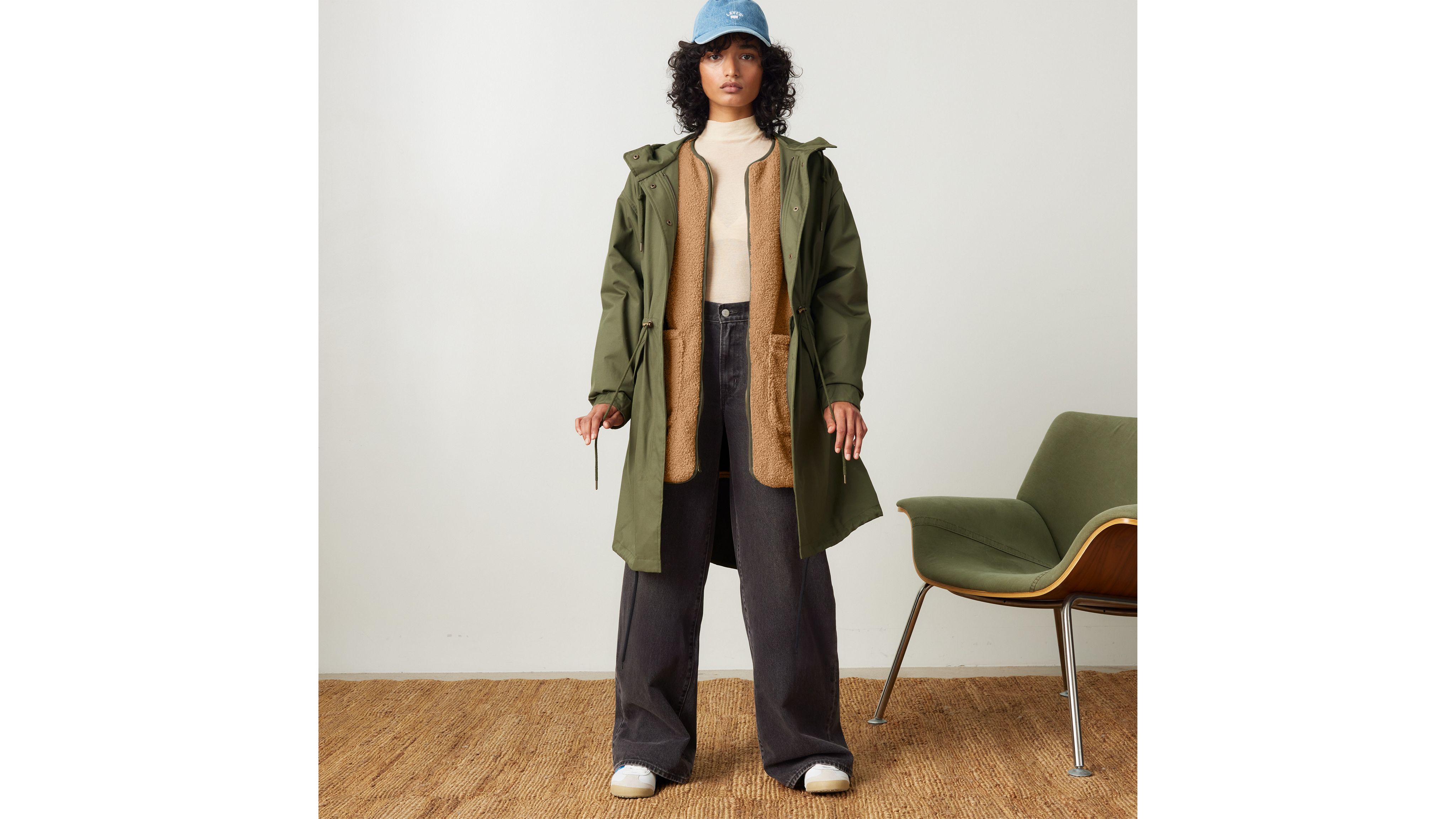 Crawford 3 in 1 Parka Green Levi s CZ