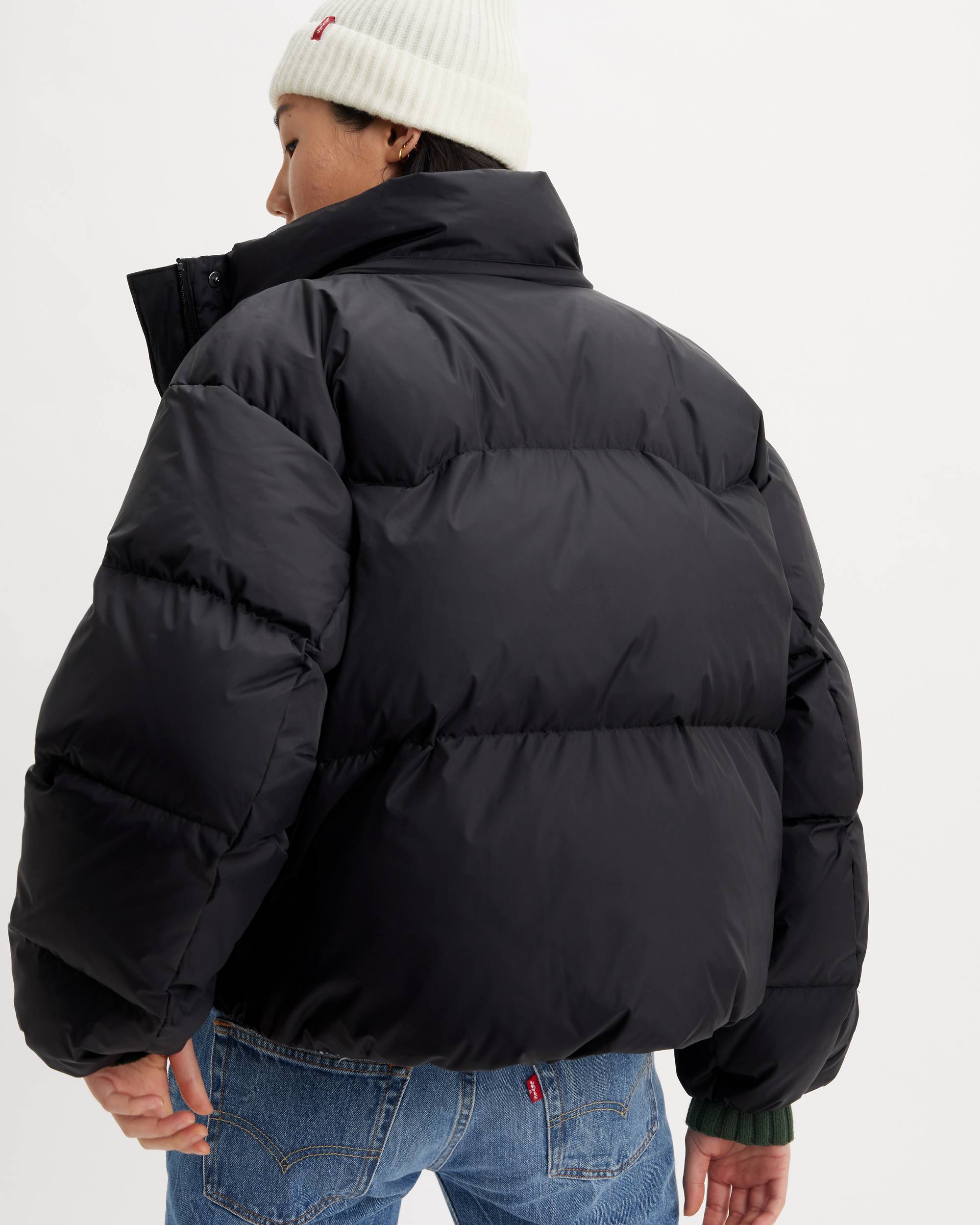 Western Short Bubble Puffer Jacket - Black | Levi's® US Western Short Bubble Puffer Jacket - Black | Levi's® US