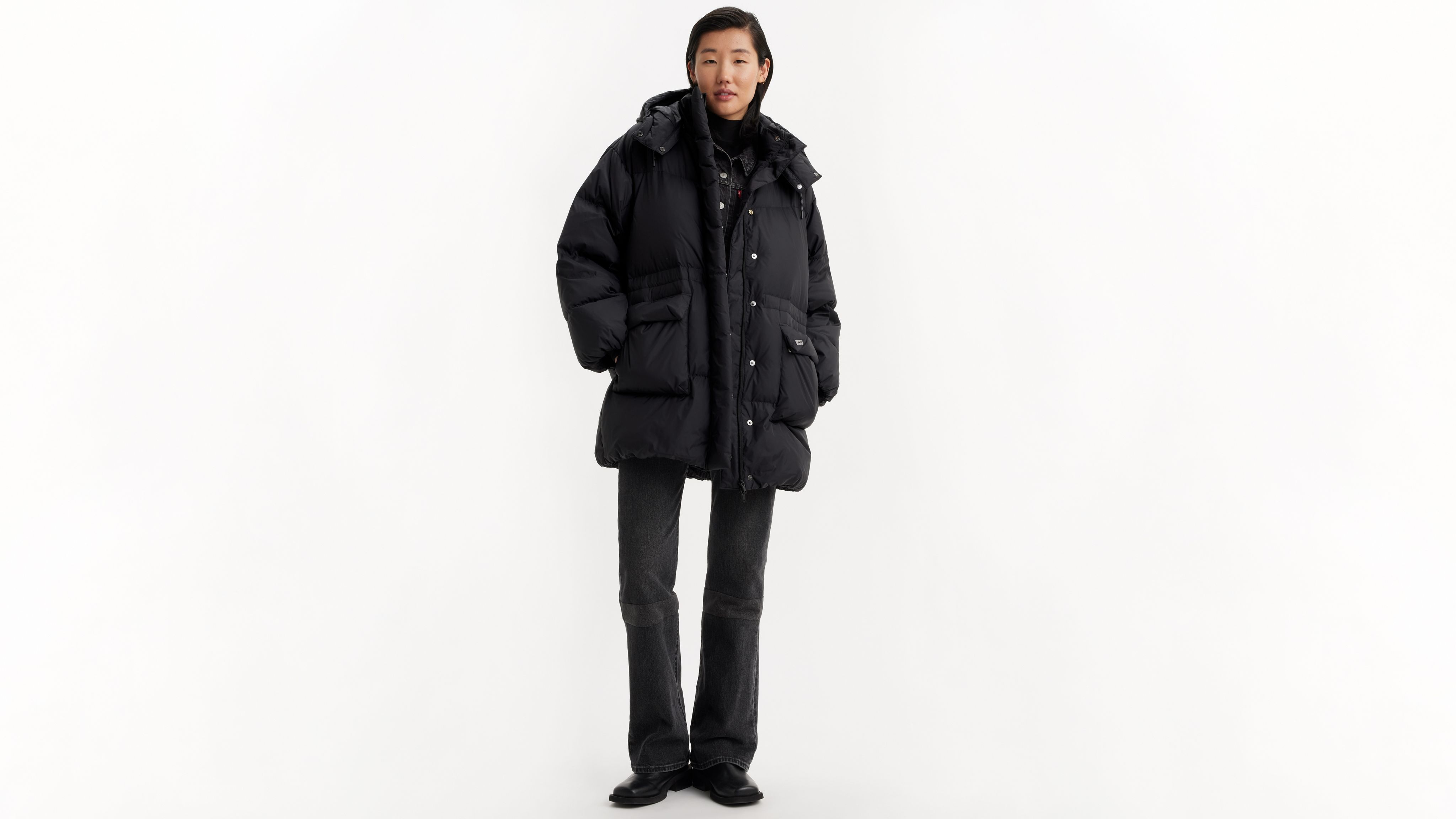 Western Midi Bubble Puffer Jacket