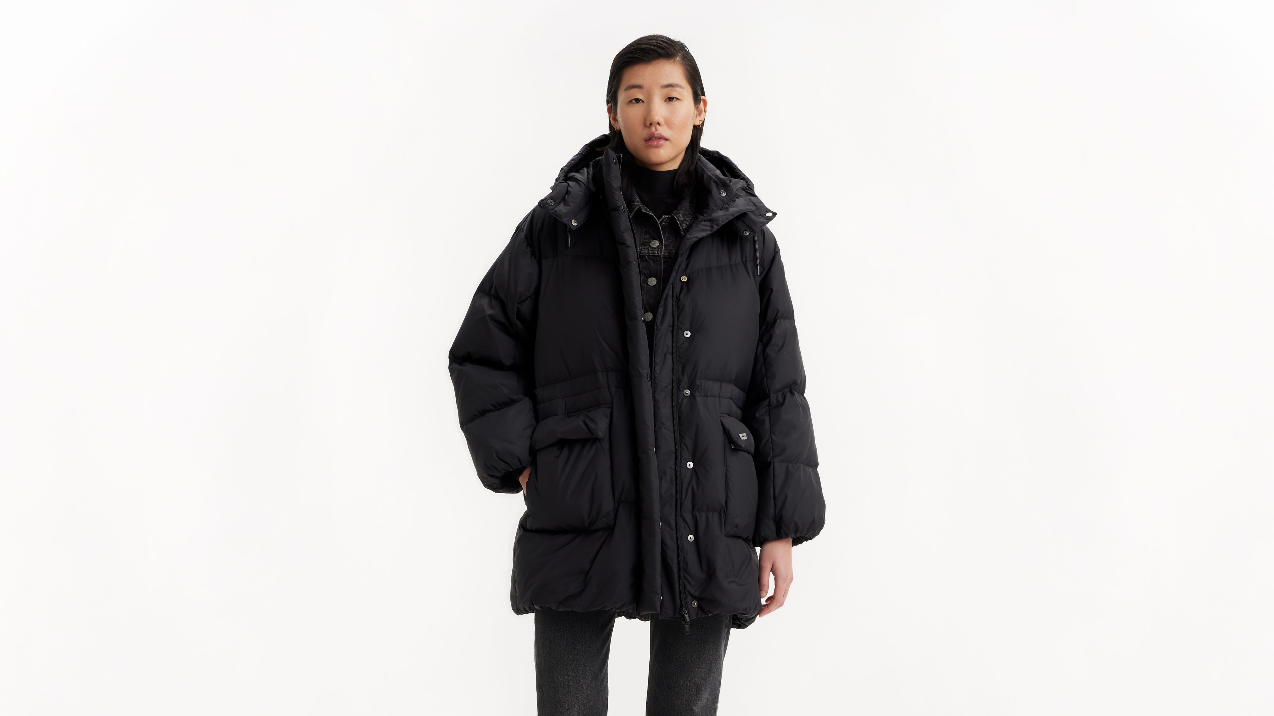 Western Midi Bubble Puffer Jacket