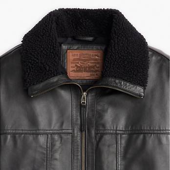 Cruz Leather Sherpa Jacket - Black | Levi's® US Cruz Leather Sherpa Jacket - Black | Levi's® US