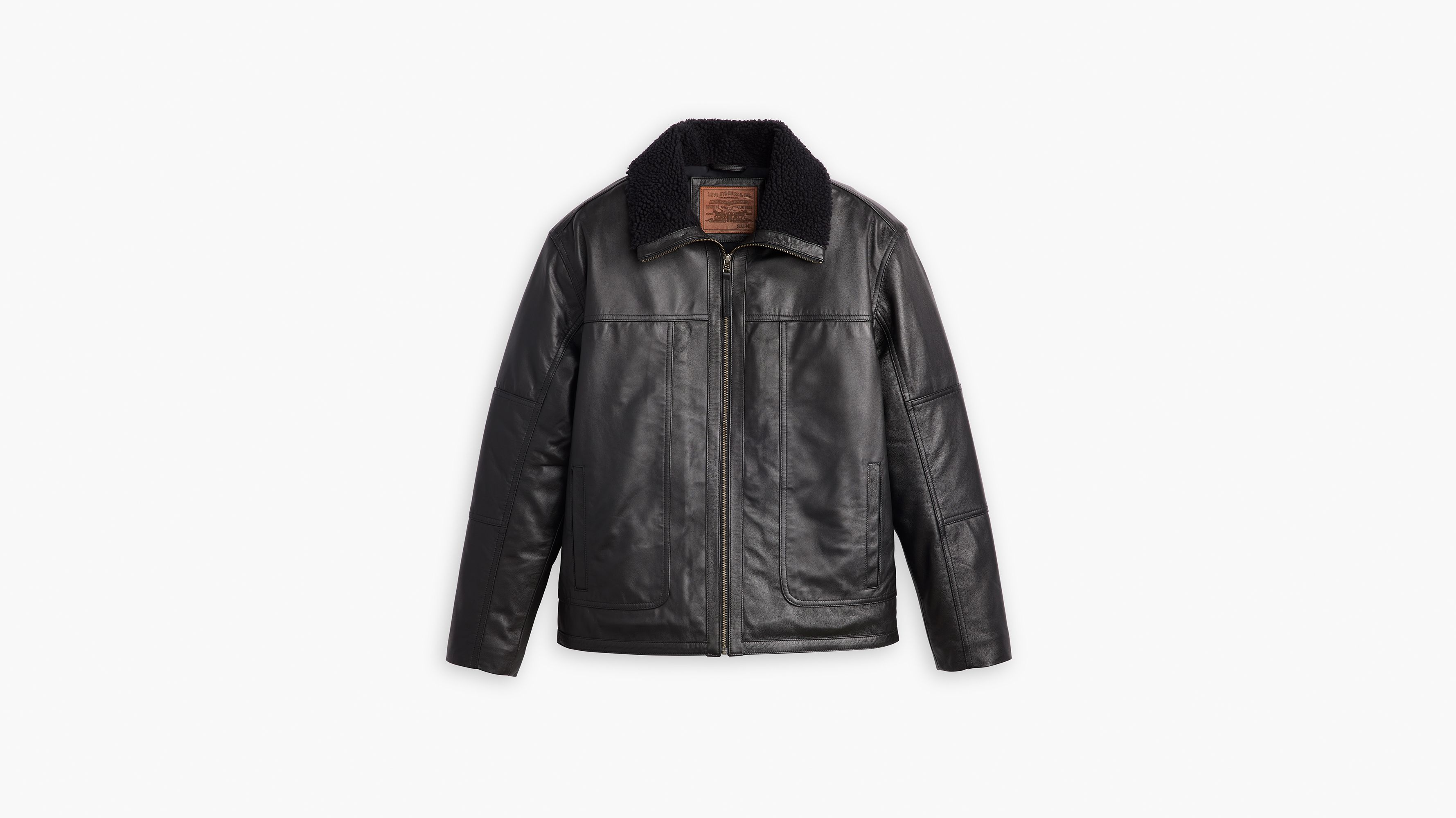Cruz Leather Sherpa Jacket 5