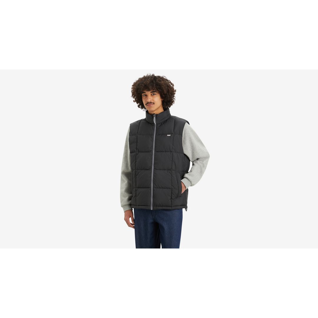 Levi's Piedmont Puffer Vest In Black