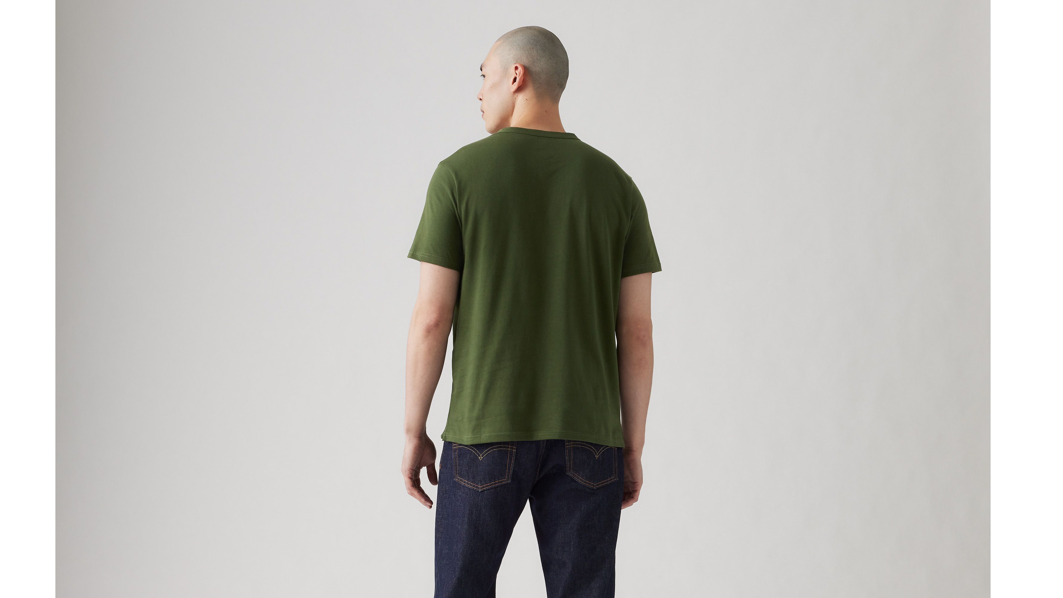 Housemark Short Sleeve Henley Shirt 3