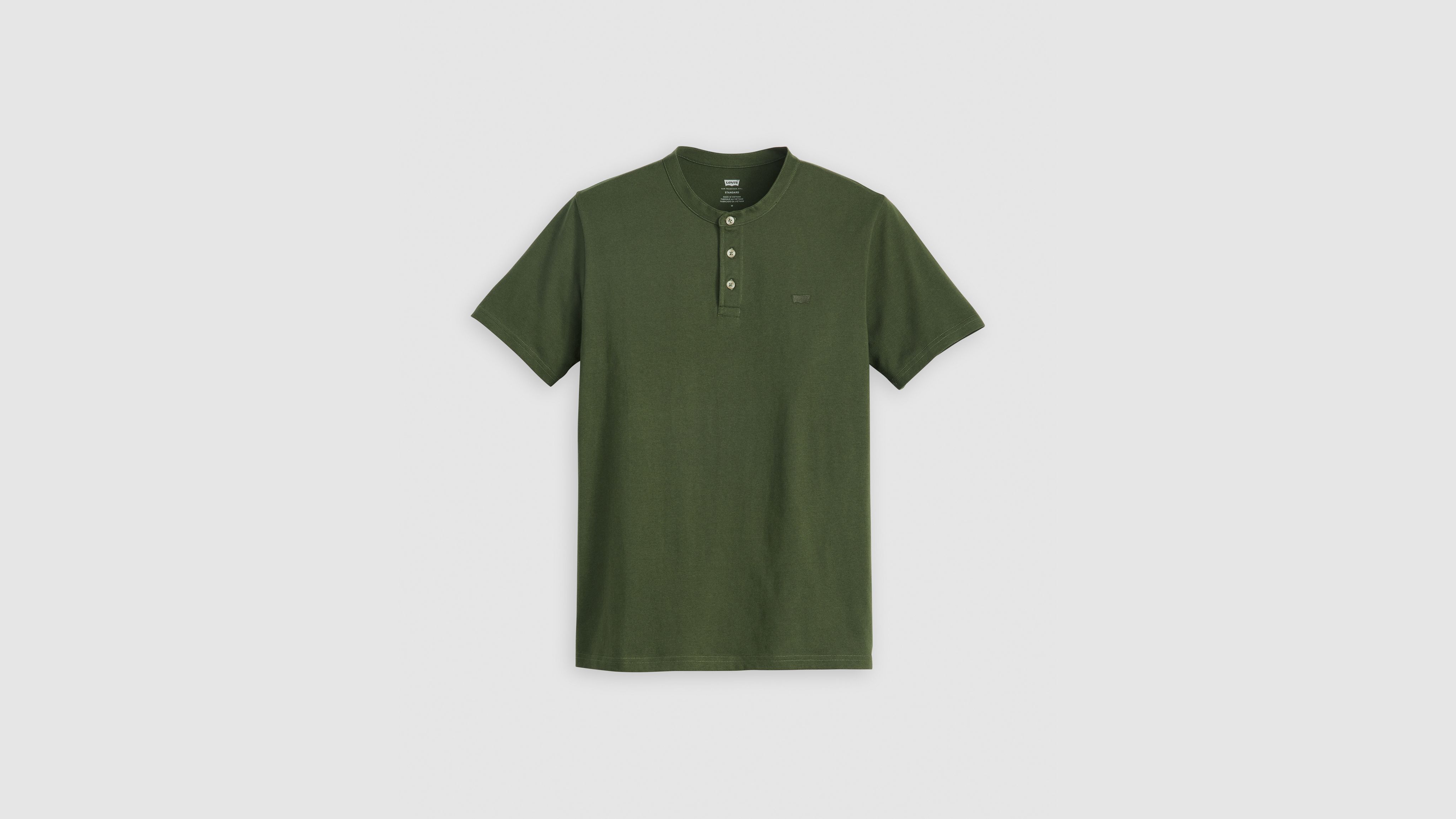 Housemark Short Sleeve Henley Shirt 5