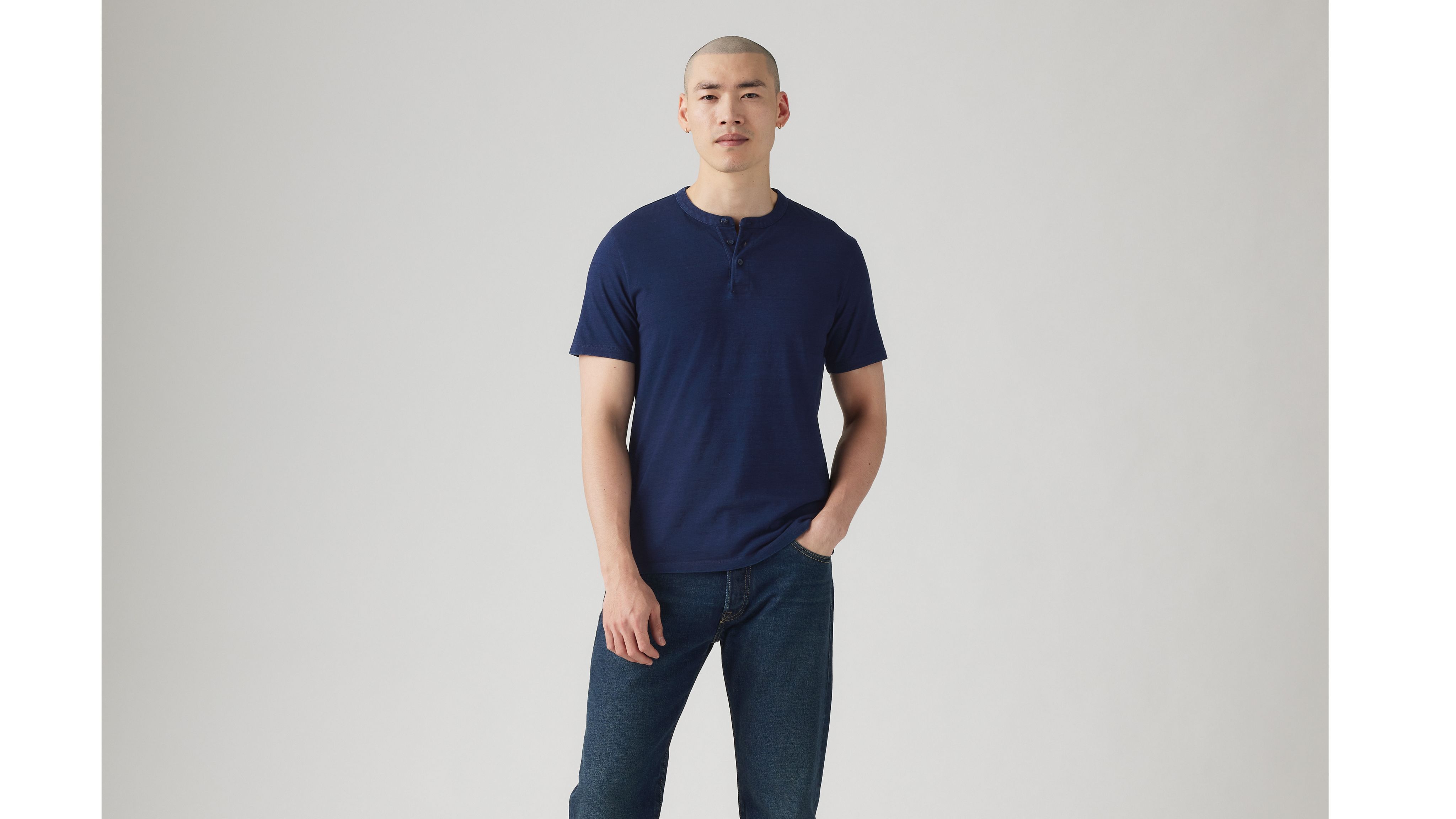 Short Sleeve Housemark Henley 10