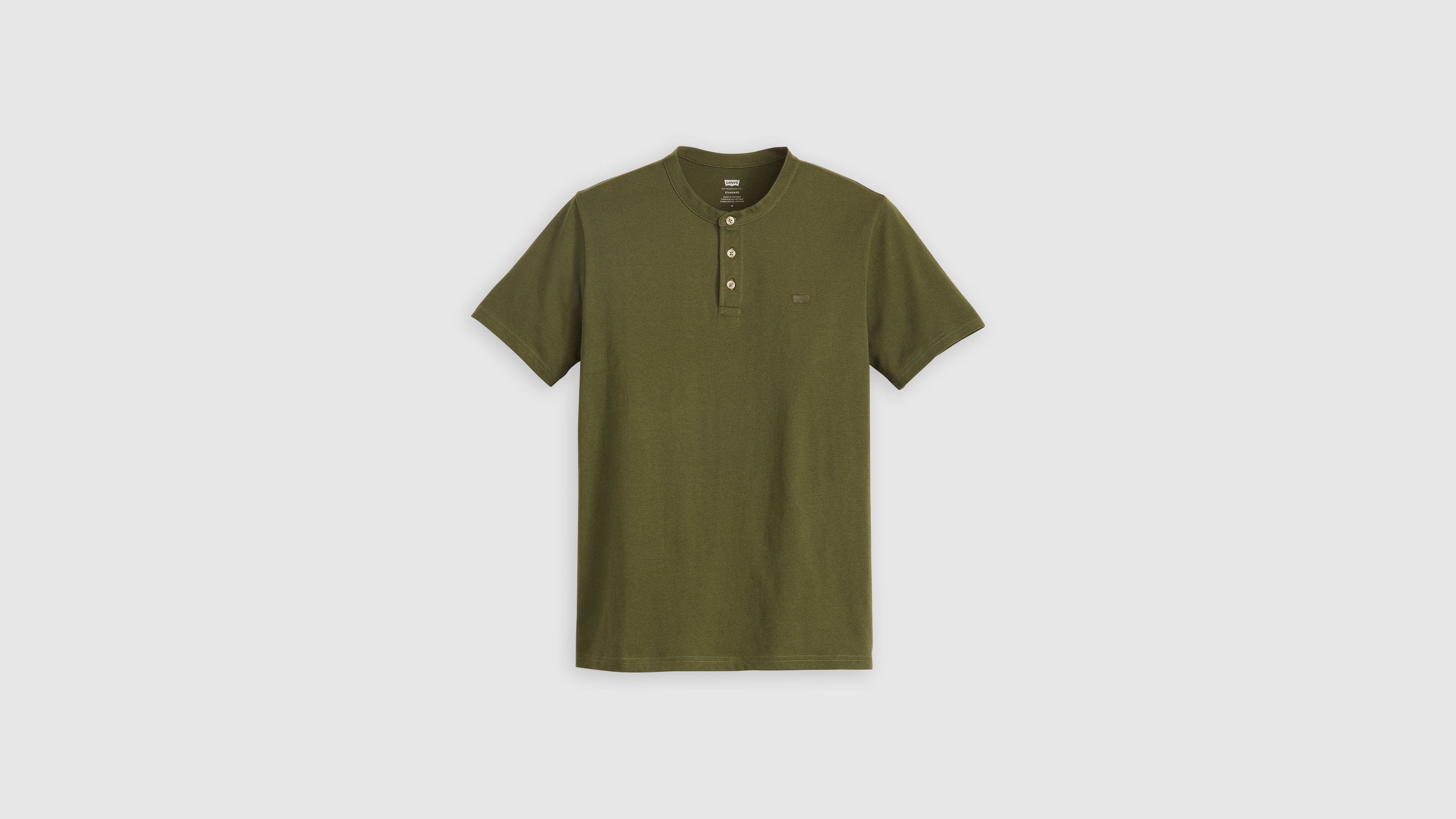 Short Sleeve Housemark Henley 5