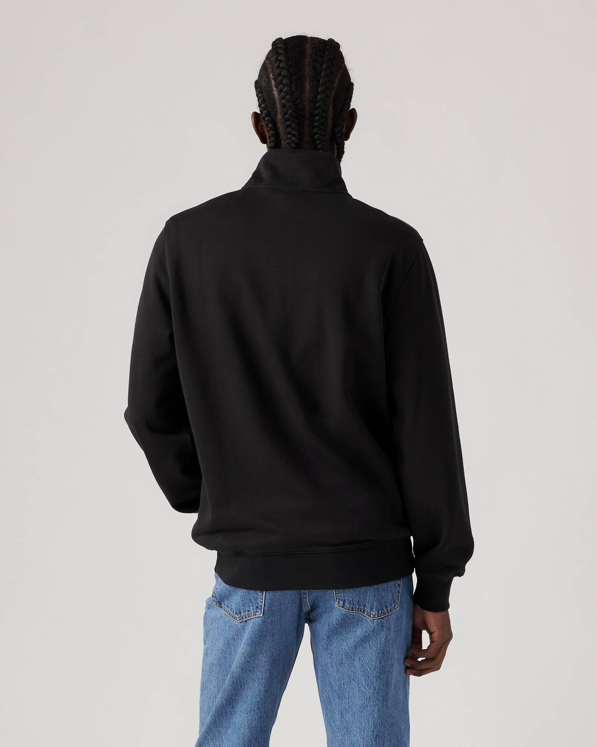 Original Housemark Quarter-zip Pullover - Black | Levi's® US Original Housemark Quarter-zip Pullover - Black | Levi's® US
