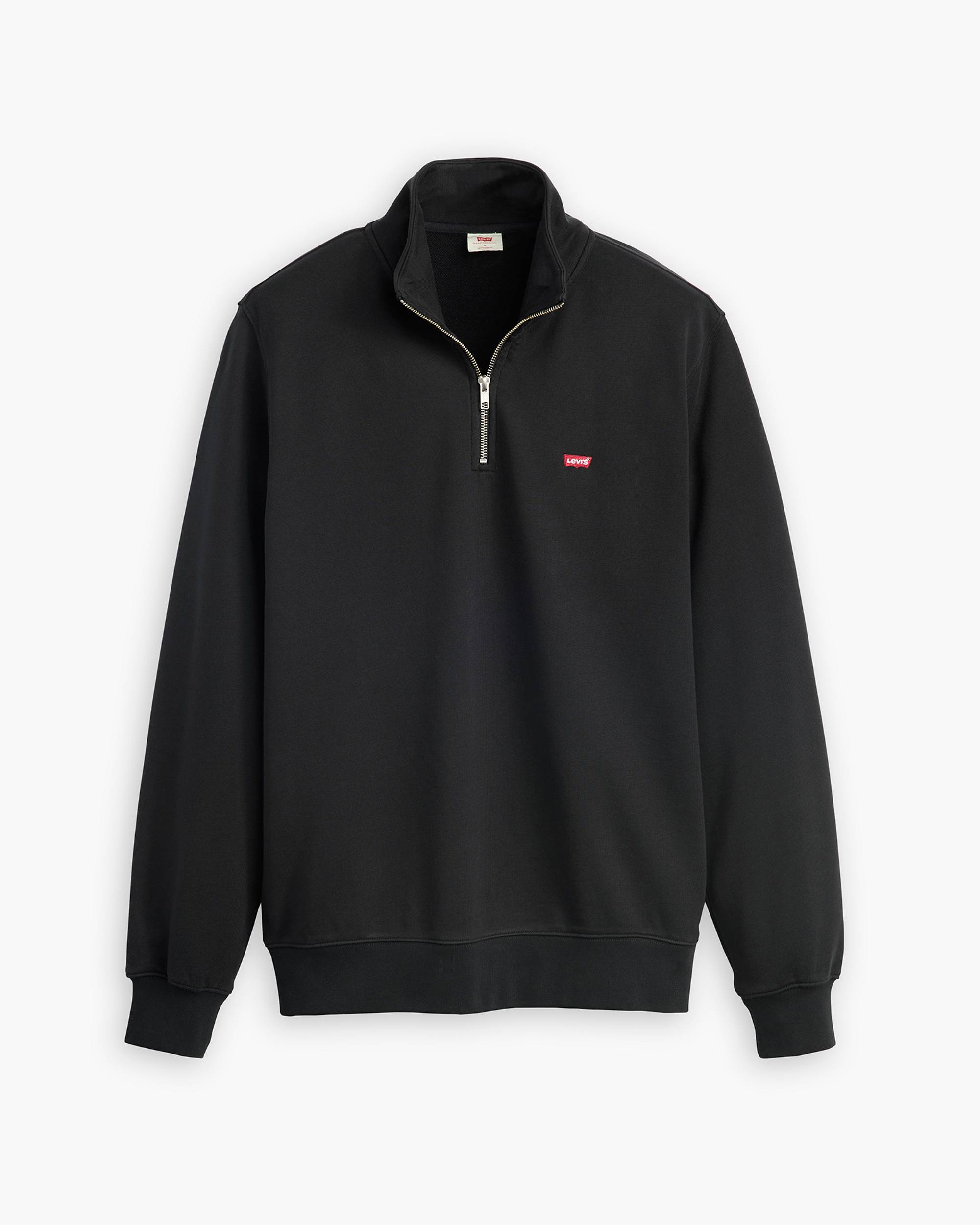 Original Housemark Quarter-zip Pullover - Black | Levi's® MK Original Housemark Quarter-zip Pullover - Black | Levi's® MK