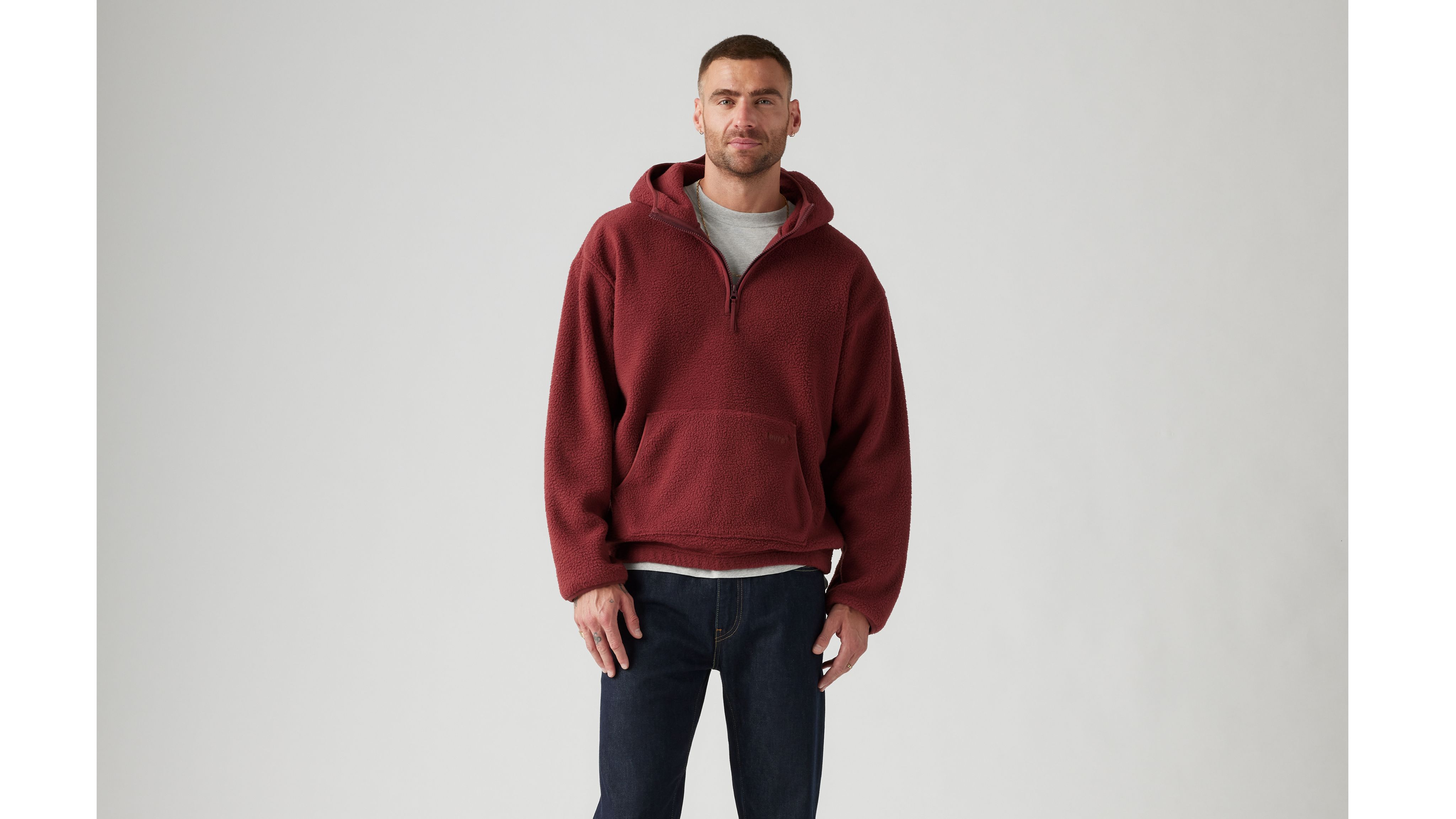 Hooded Sherpa Pullover 2