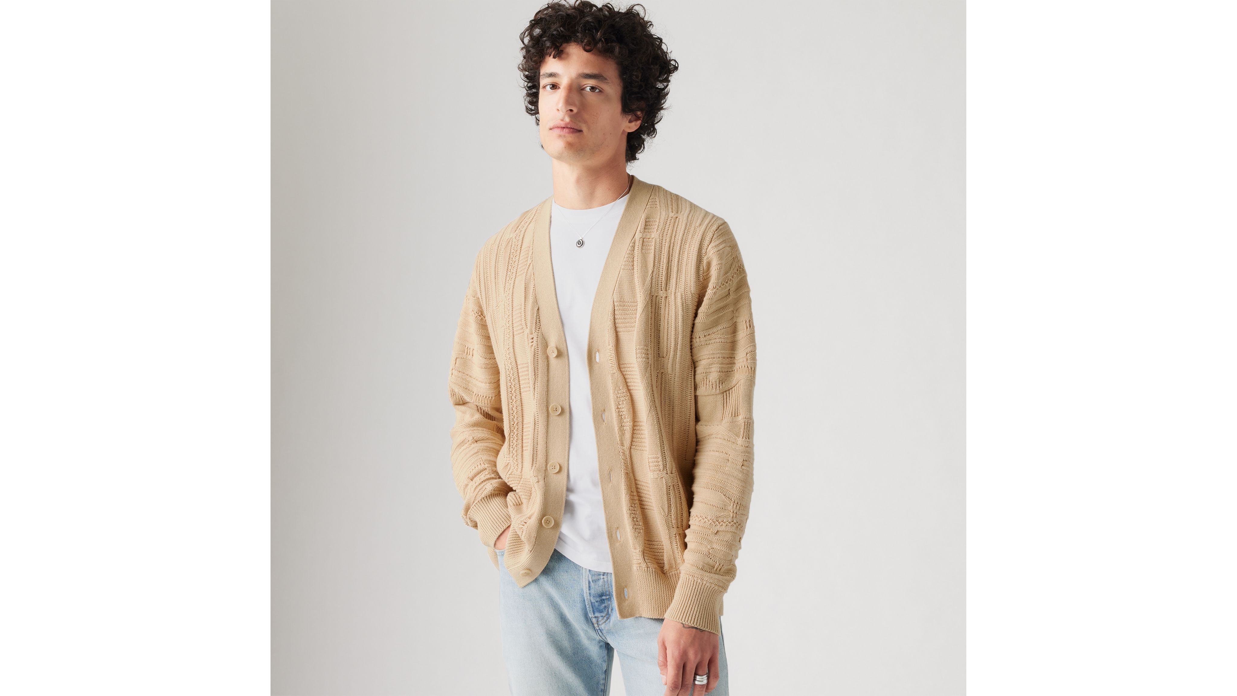 Richmond Cardigan Beige Levi s GB