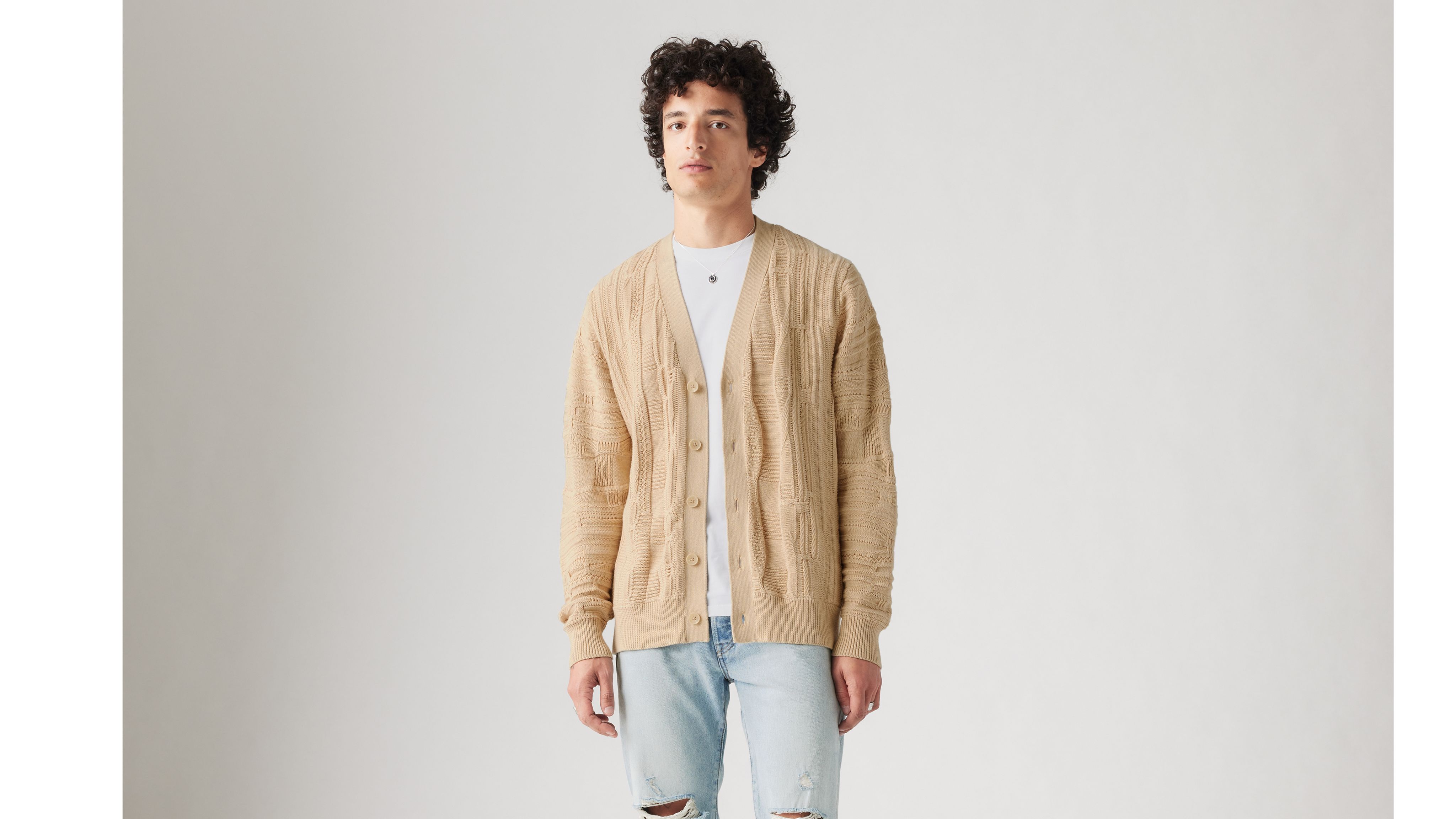 Levi's Richmond Cardigan In Safari