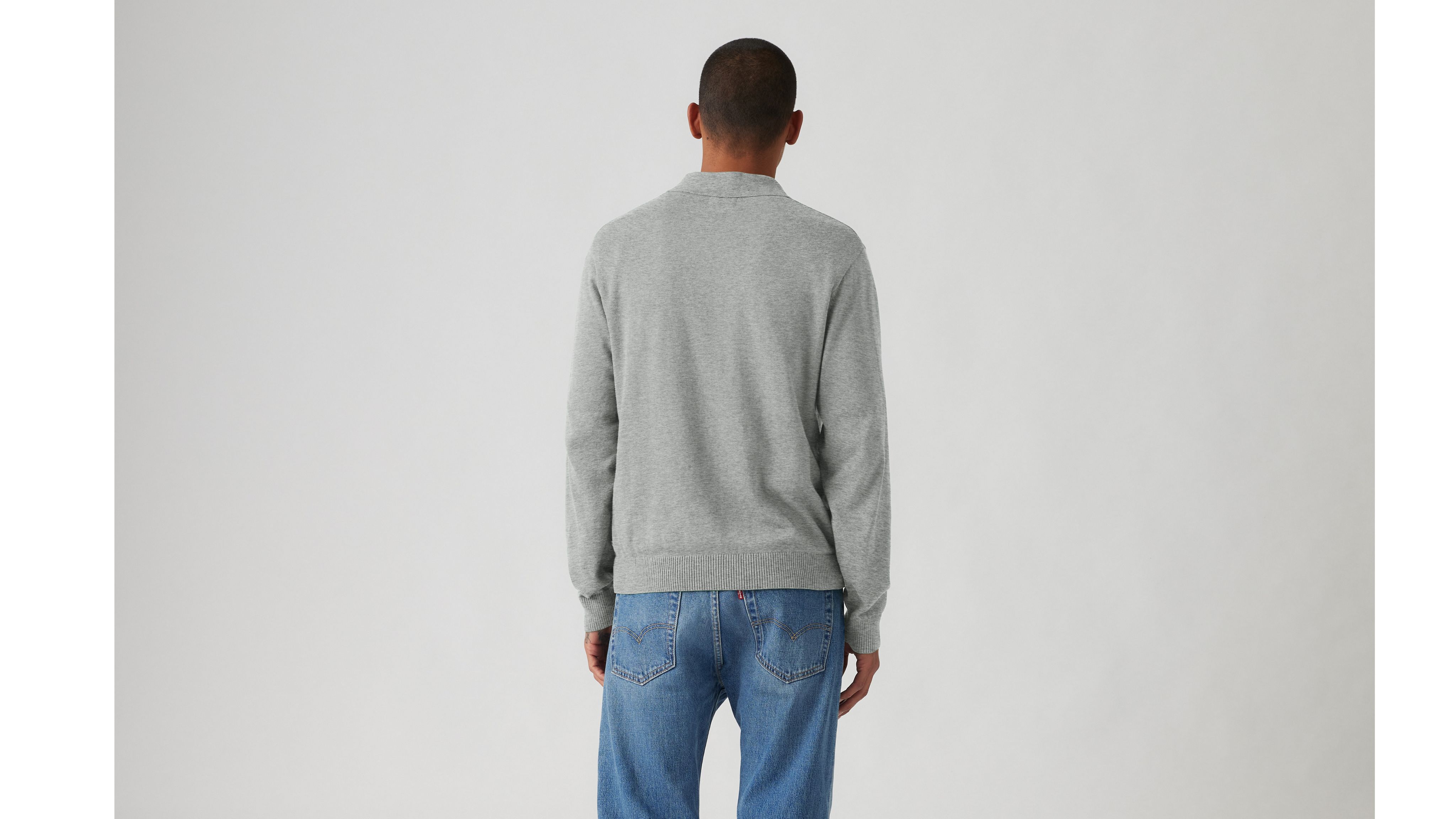 Long Sleeve Sweater Polo 3