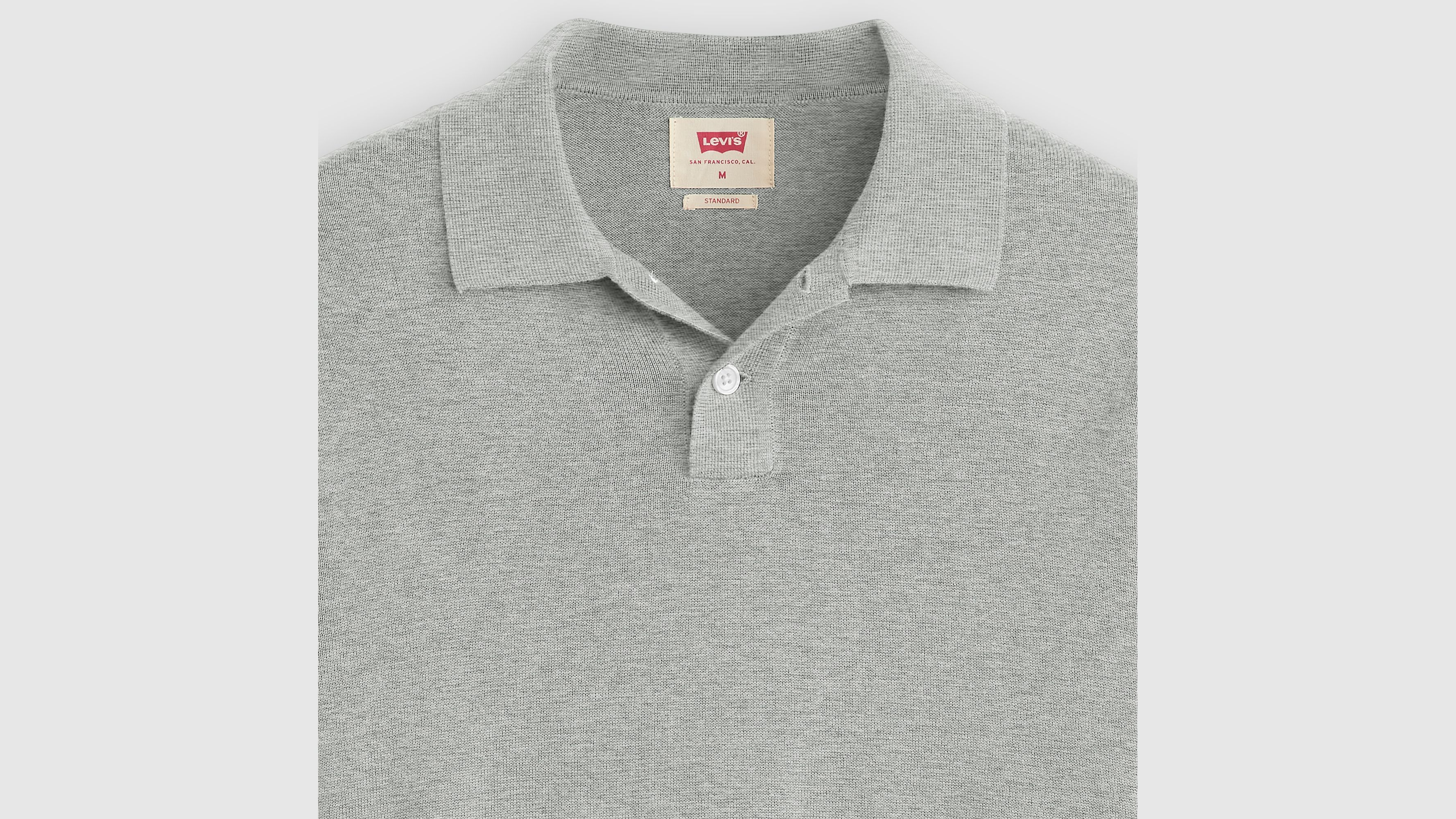 Long Sleeve Sweater Polo 6