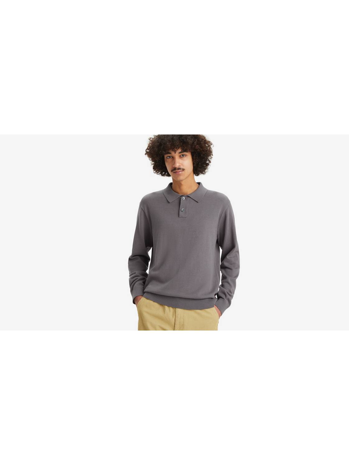 Long-Sleeve Sweater Polo 1