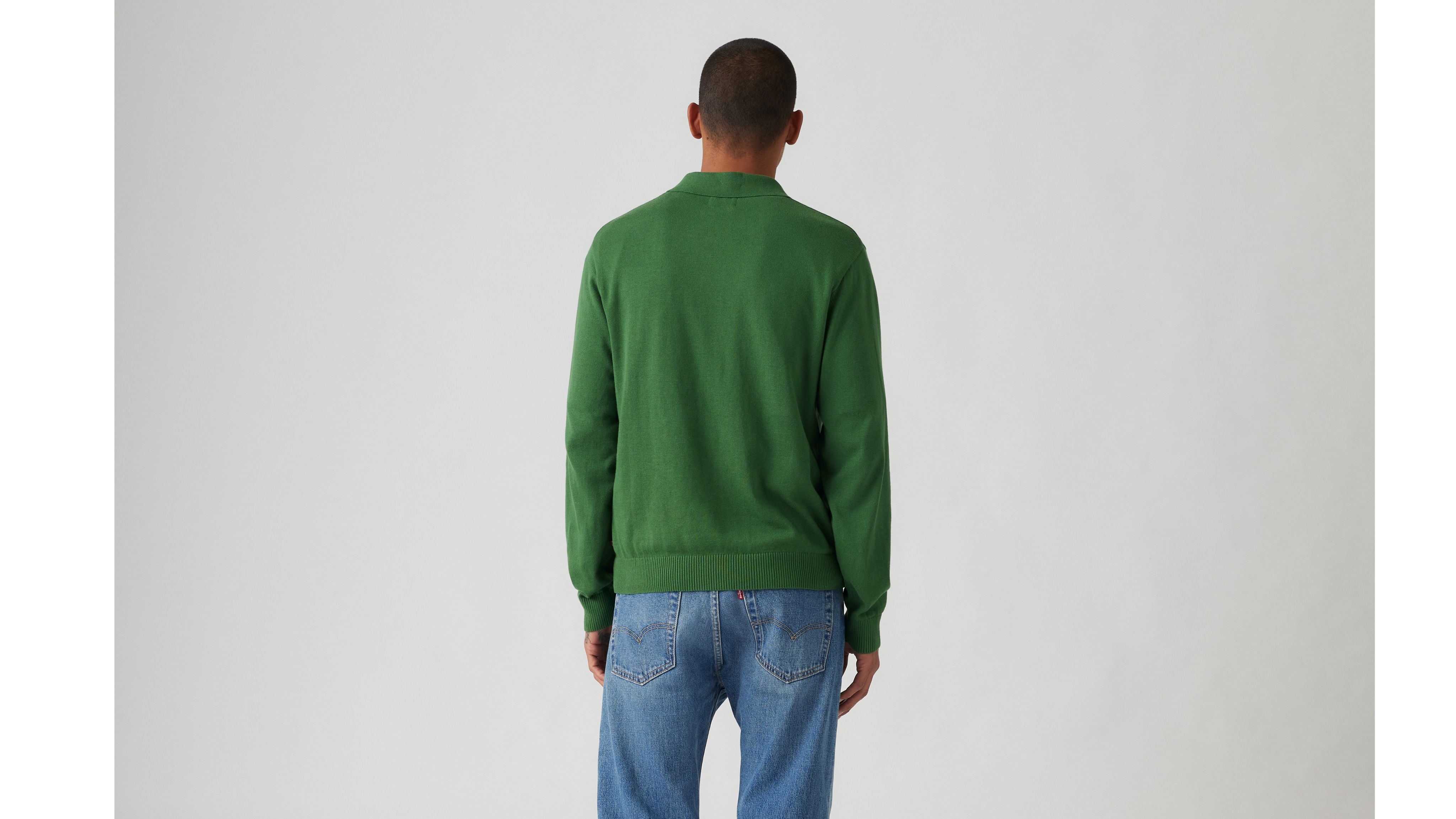 Pull-over col polo manche longue 3