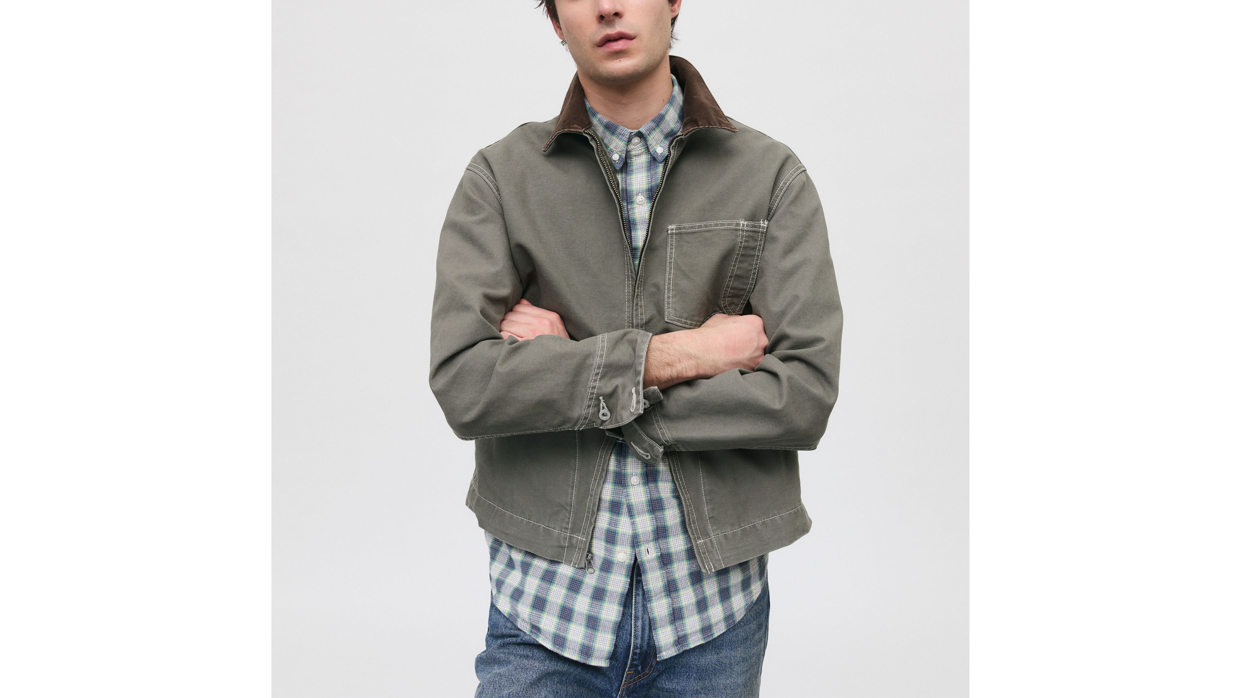 Shrunken '90s Lightweight Trucker Jacket - Light Wash