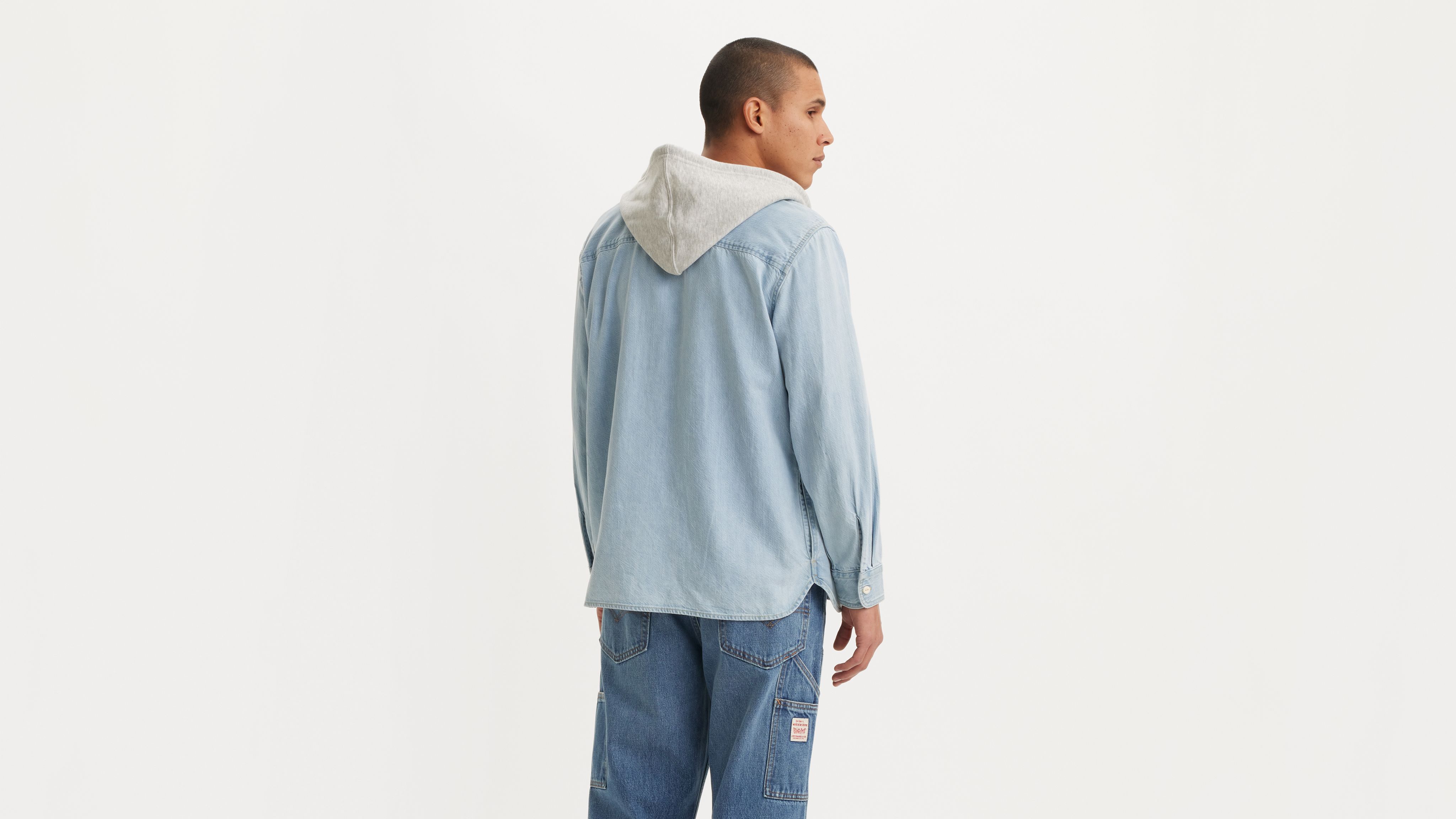 Hooded Classic Worker Shirt 2