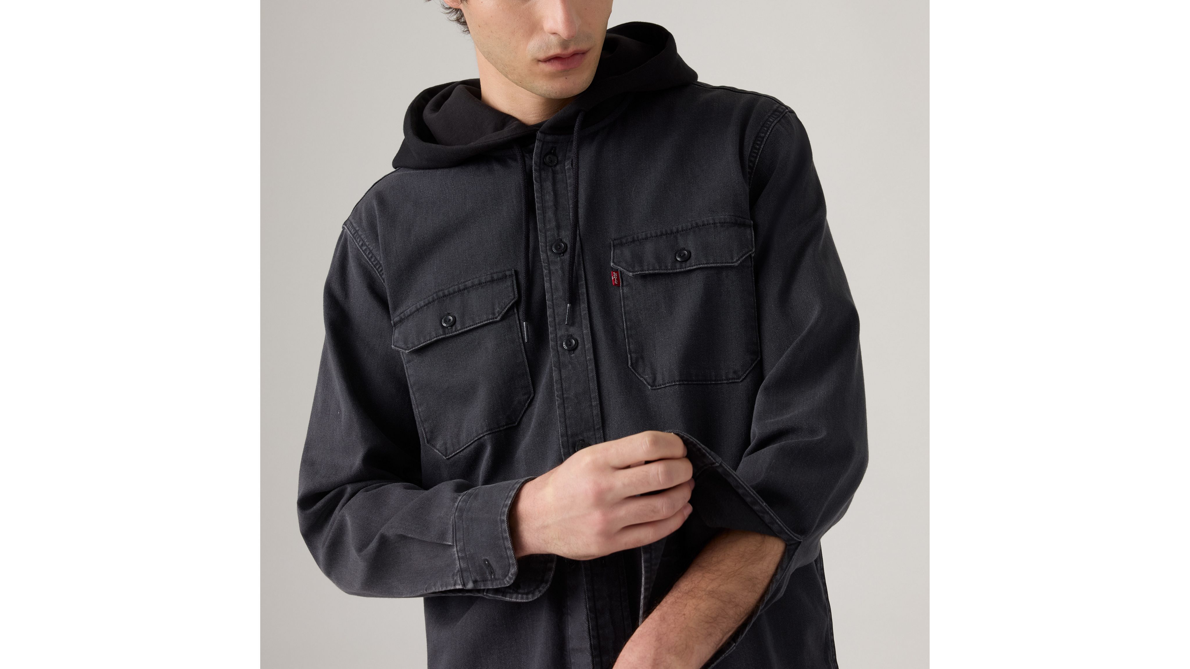 Hooded Classic Worker Shirt