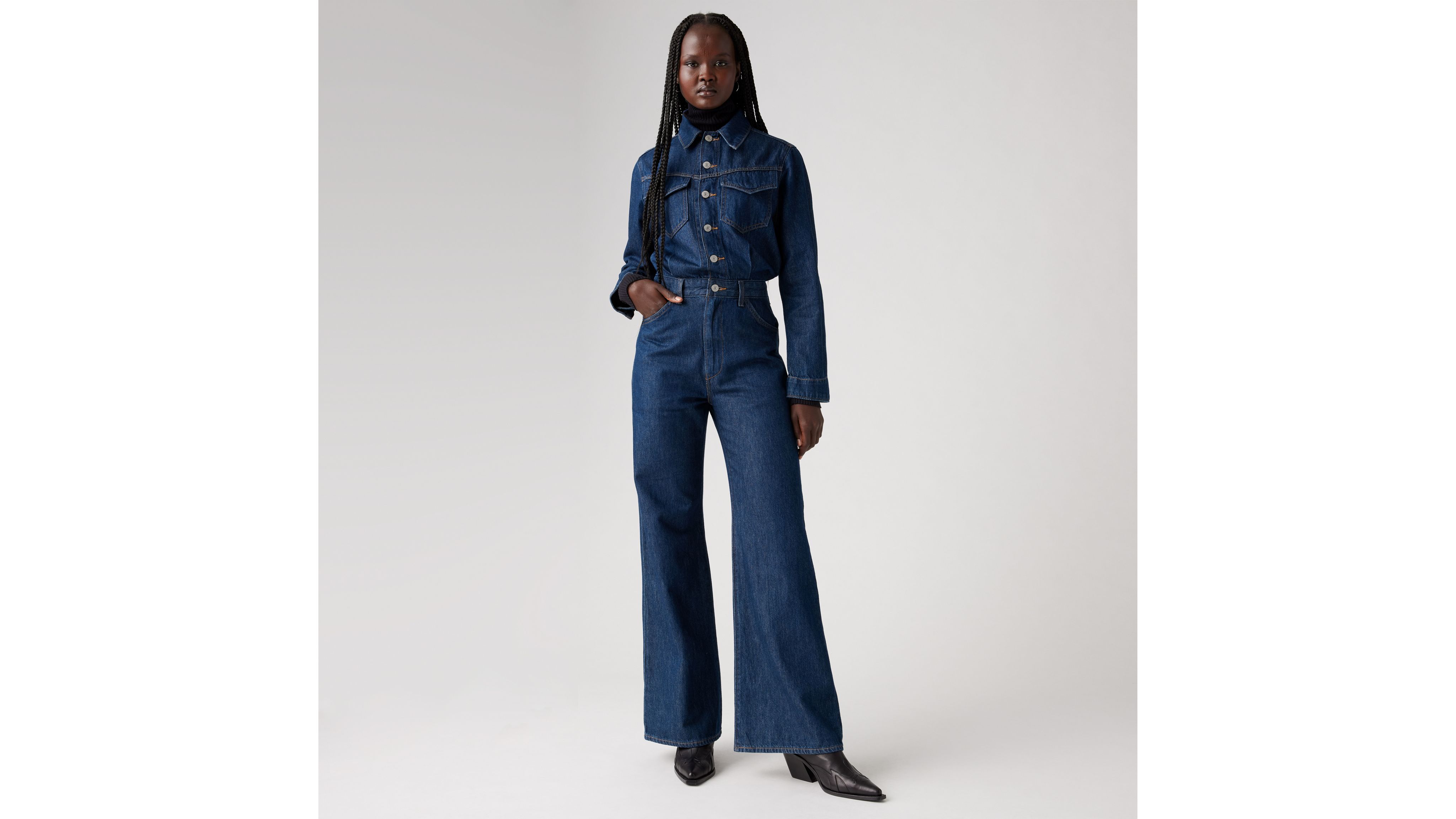 Western Jumpsuit Blue Levi s GB