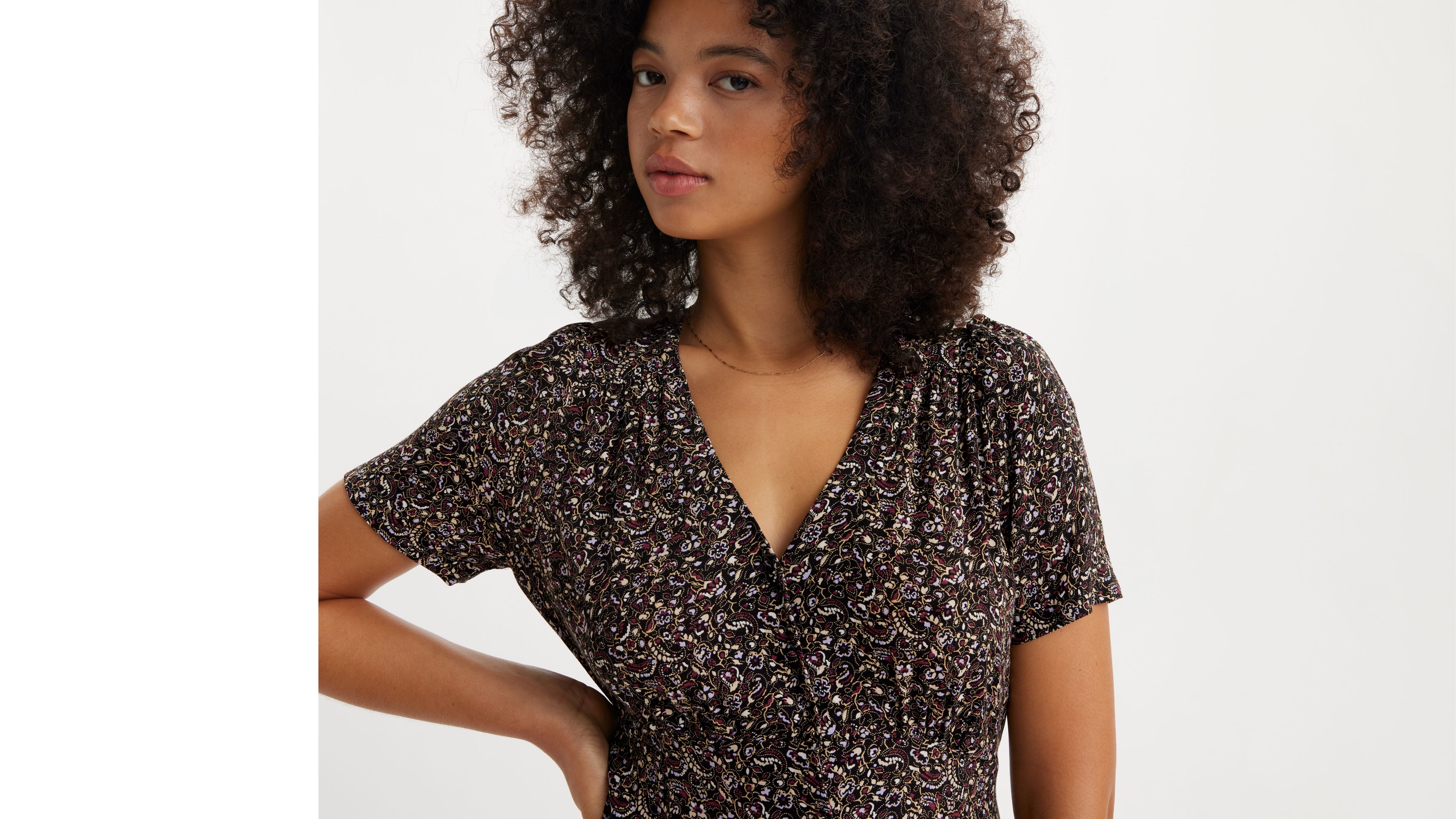 Sarina Short Sleeve Midi Dress 4