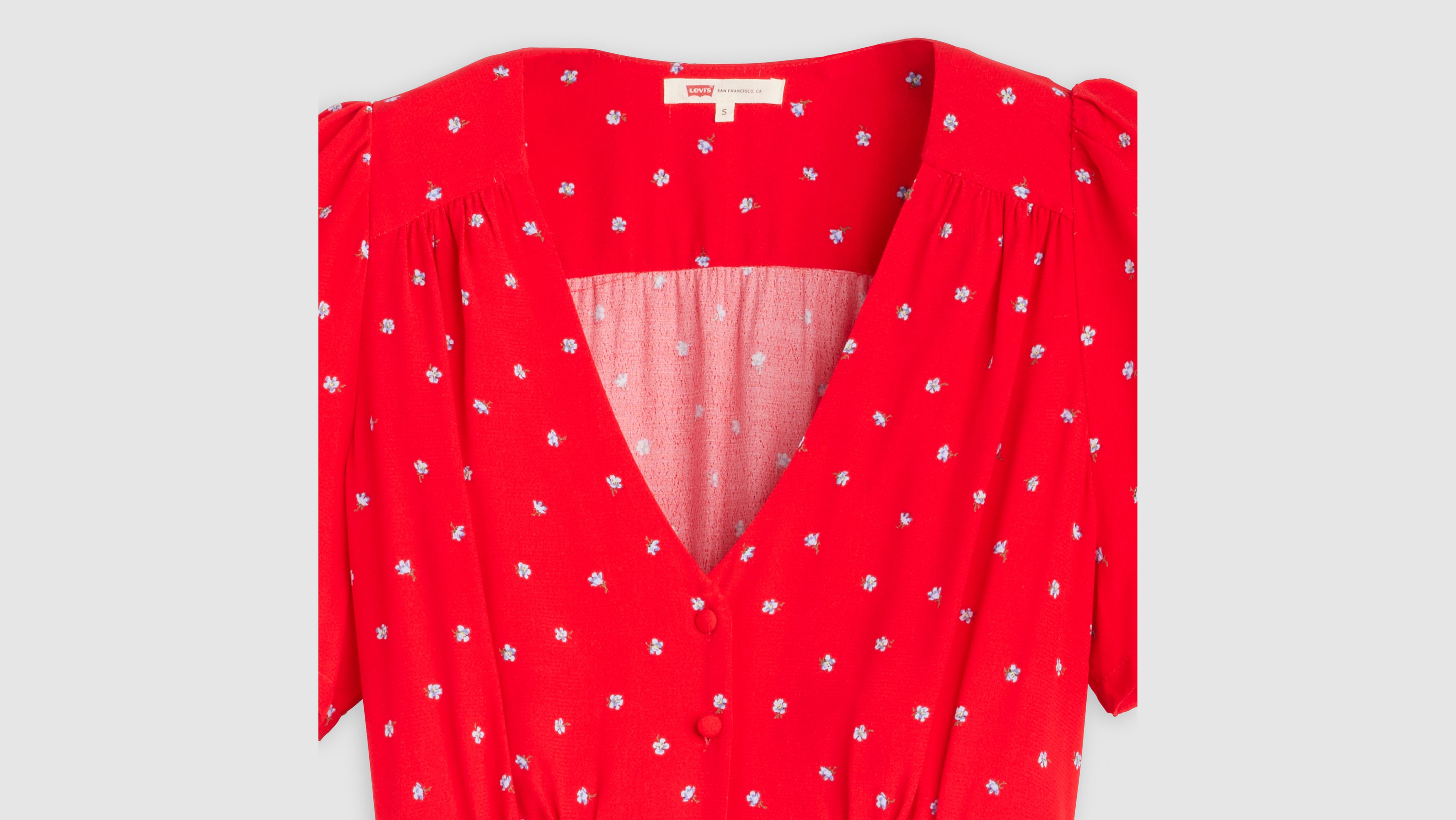 Sarina Short-Sleeve Midi Dress 6