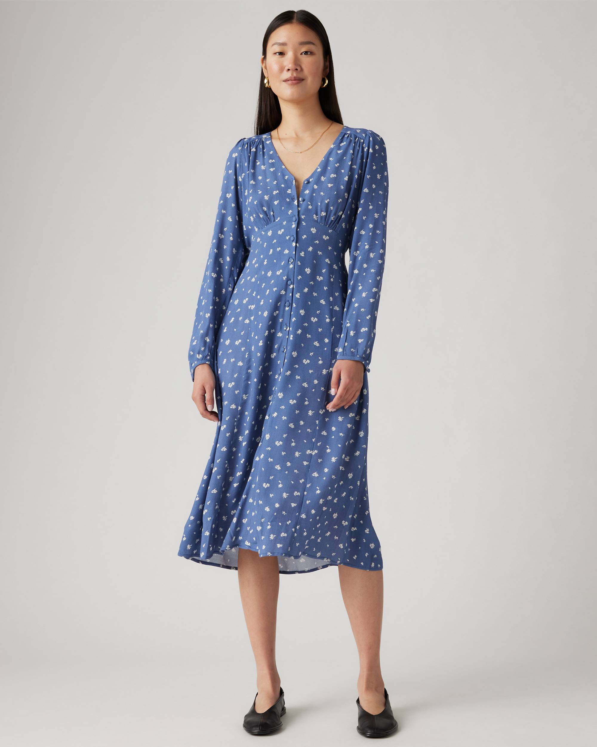 Blue Ribbed Cardigan Ensemble Dreamy Dress Blue Ribbed Cardigan Ensemble Dreamy Dress