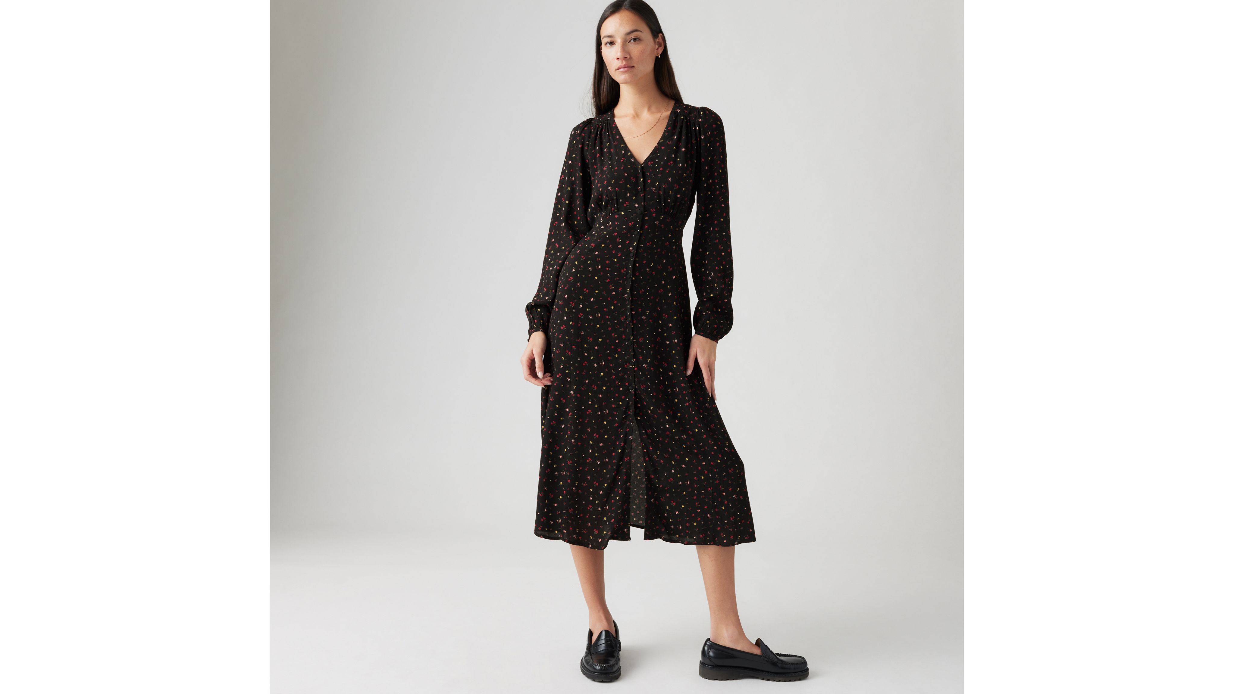 Sarina Long Sleeve Midi Dress