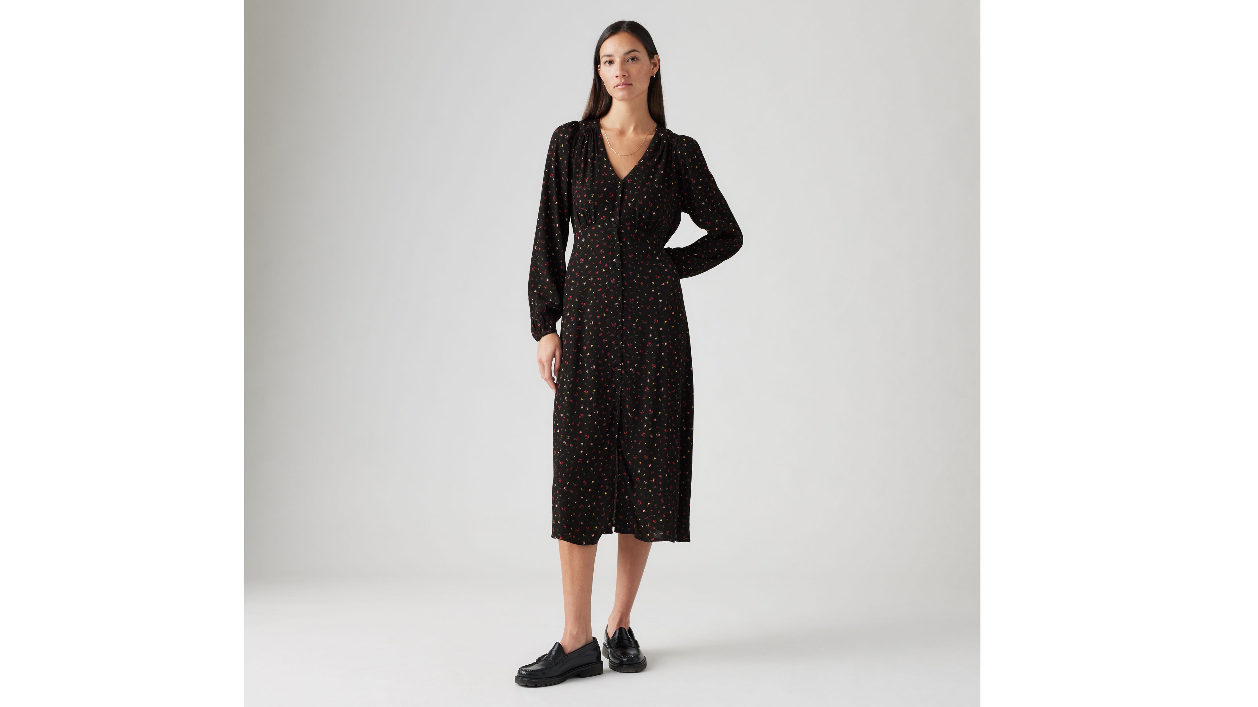 Sarina Long Sleeve Midi Dress