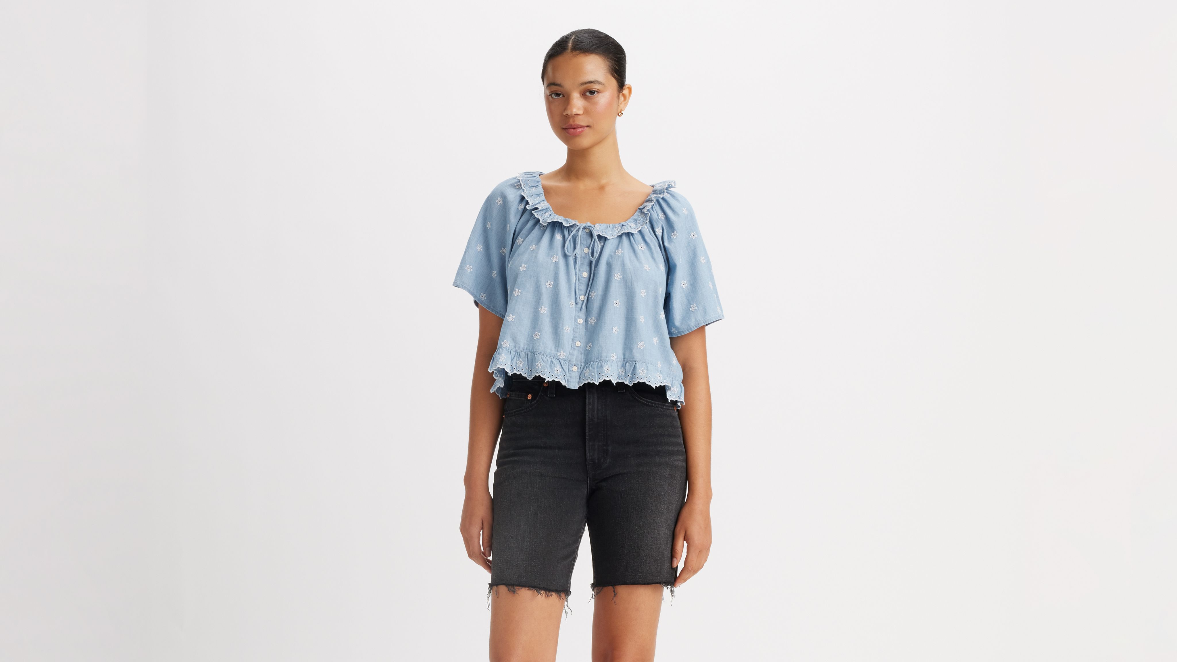 Lyka Short Sleeve Blouse