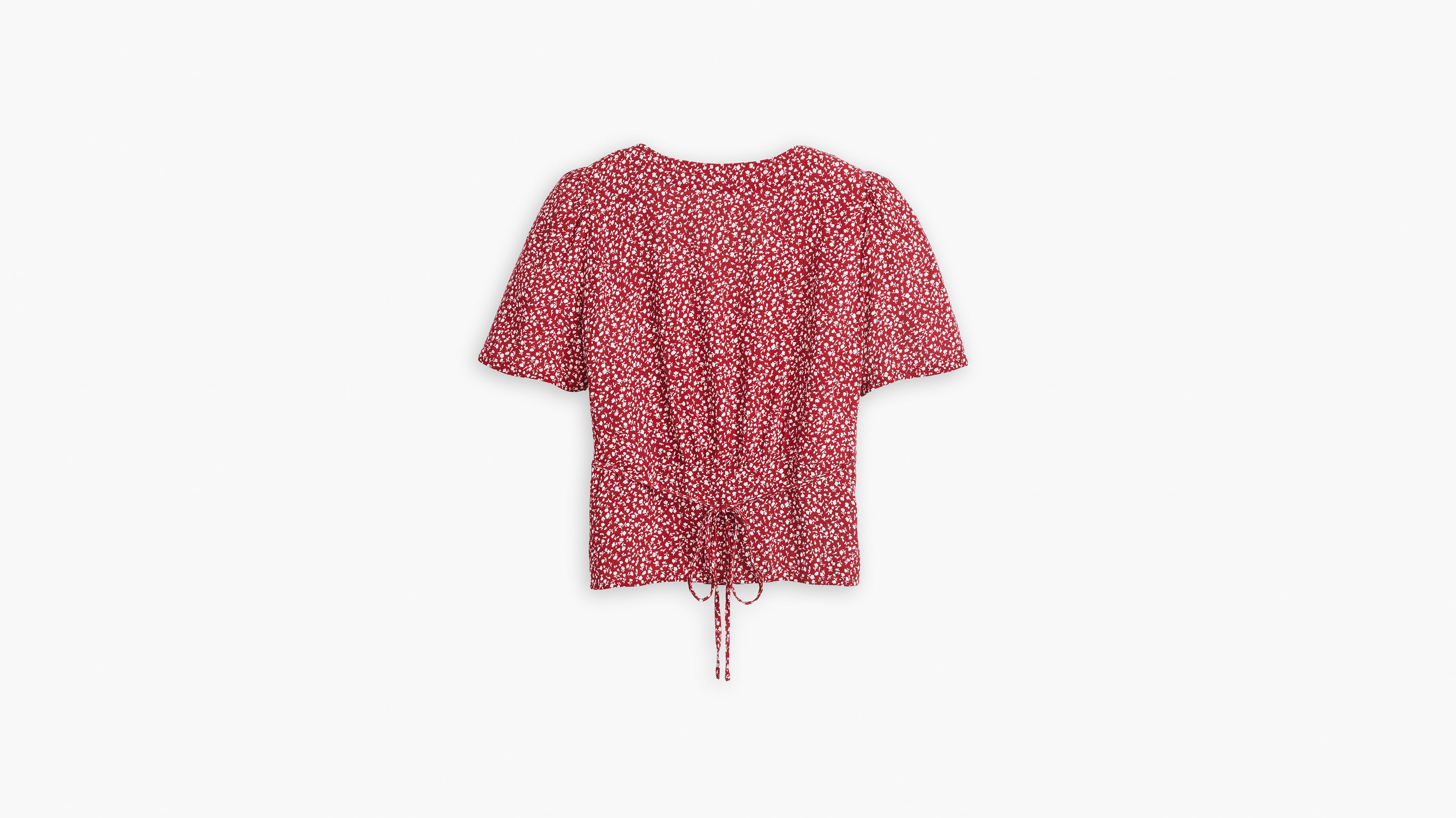 売れ筋商品|||リーバイス カットソー トップス レディース Women's Dolores Floral-Print Blouse Multi Amni Dolores Long Sleeve Blouse - Blue | Levi's® US