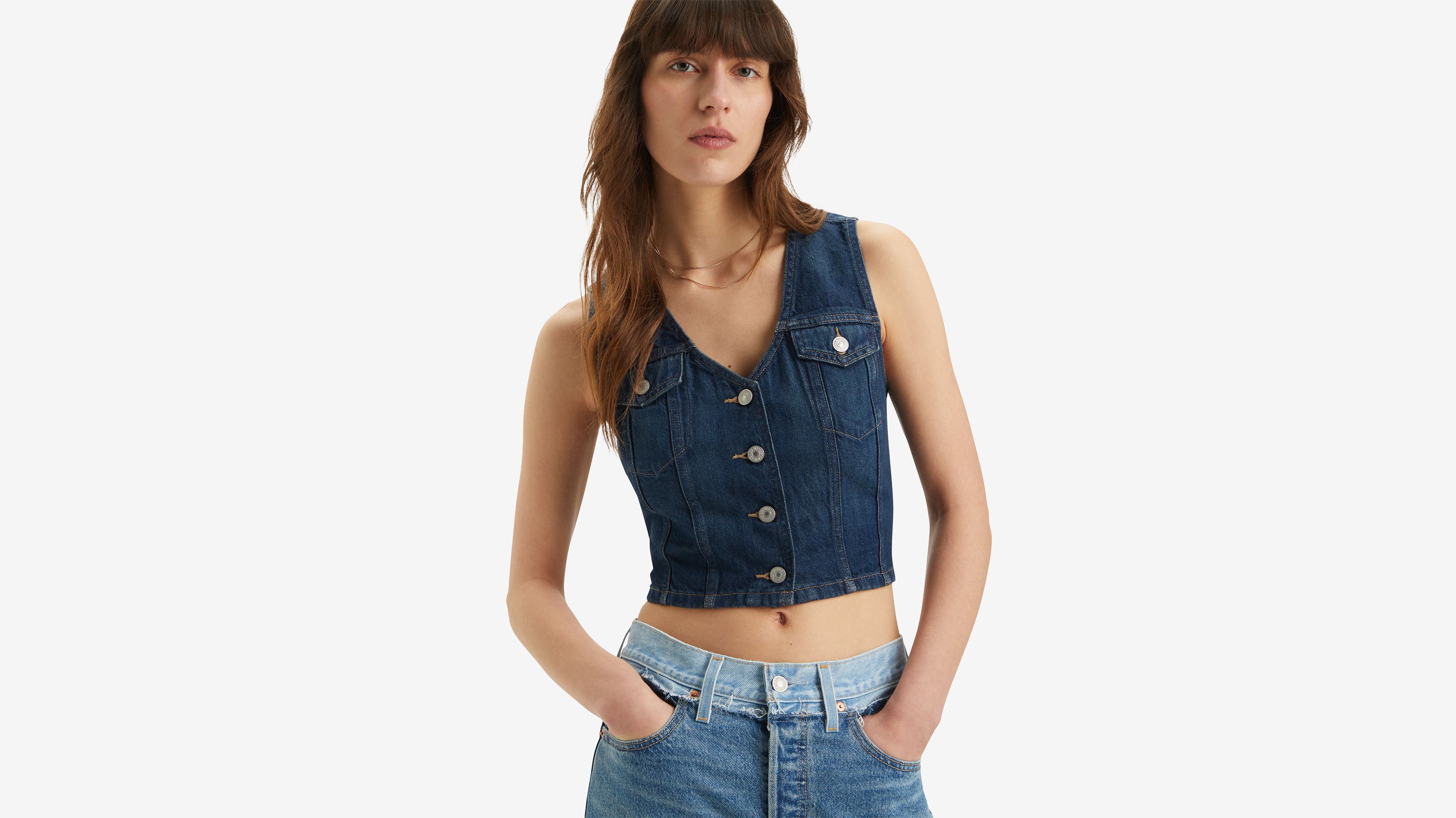 bustier bella denim bleu / dark side scrape