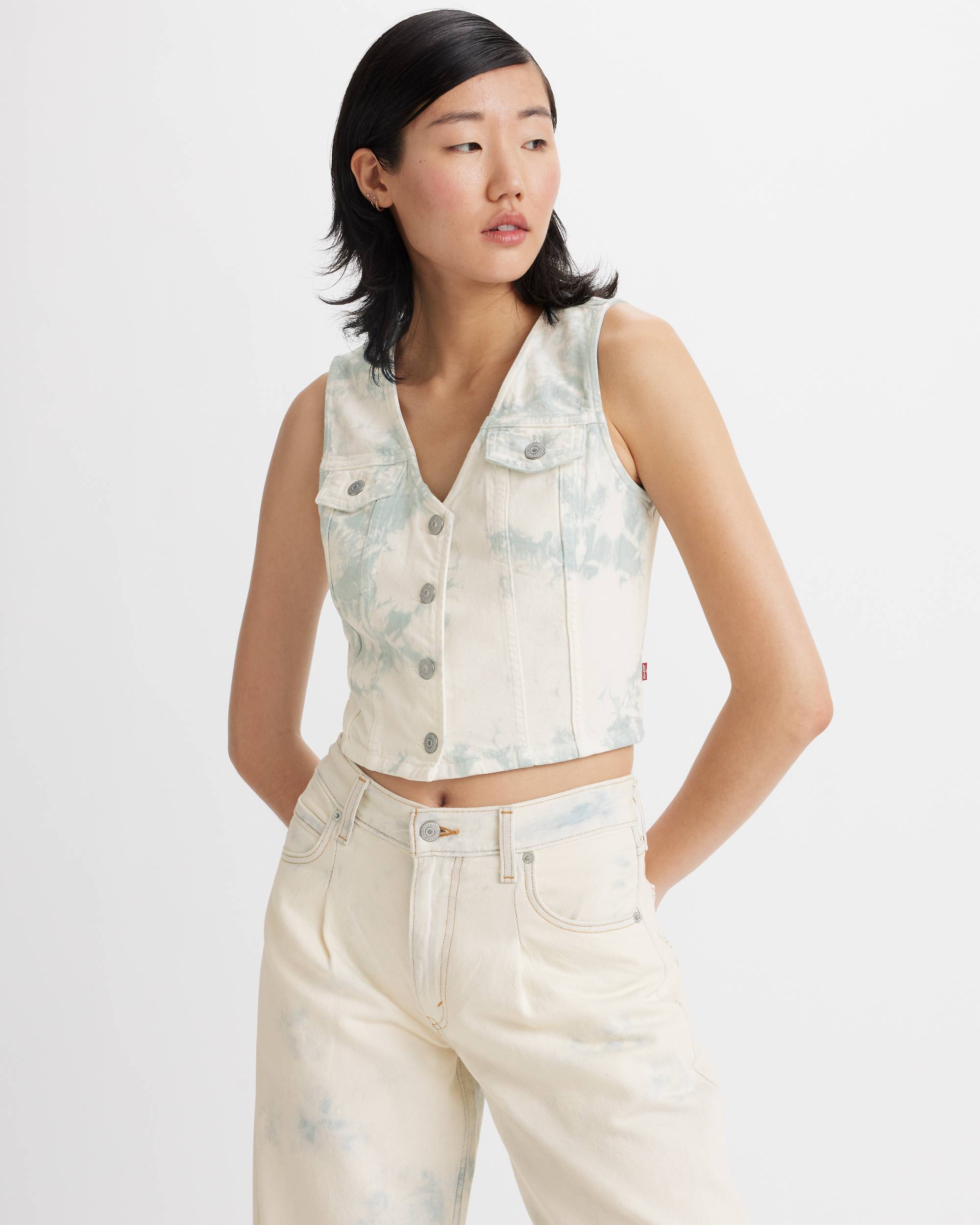 Women's Printed Inner Button Corset Women's Printed Inner Button Corset