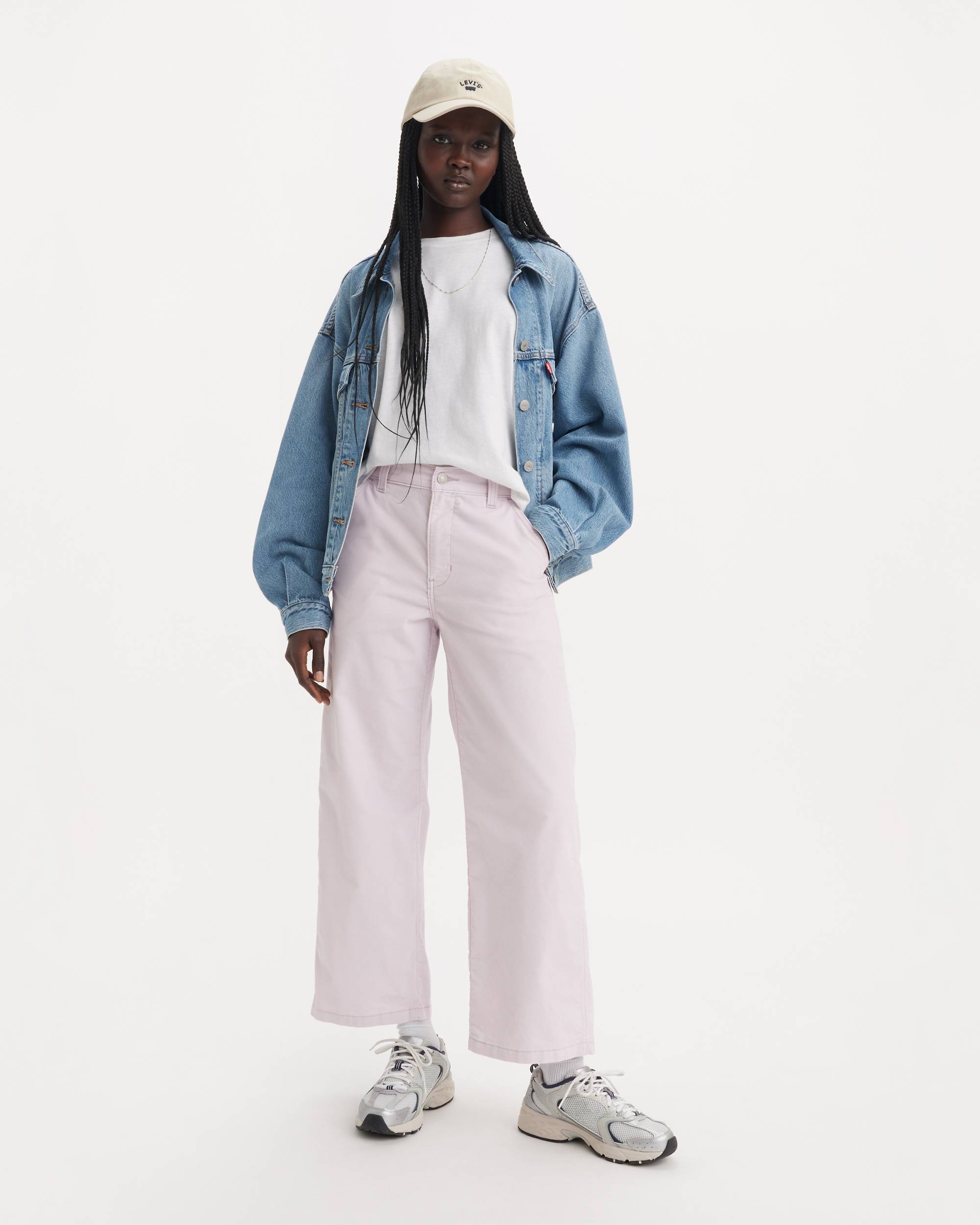 Baggy Carpenter Lightweight Corduroy Women's Pants - Blue Baggy Carpenter Lightweight Corduroy Women's Pants - Blue
